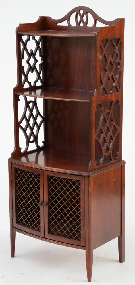 Vintage Butler Cherry Bookshelf