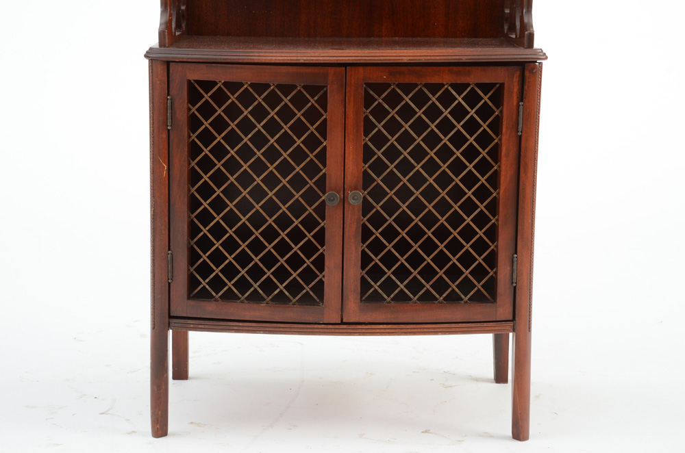 Vintage Butler Cherry Bookshelf