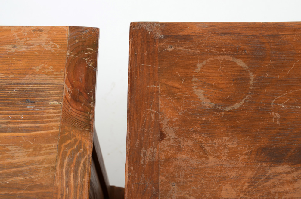 Pair of Vintage Pine End Tables