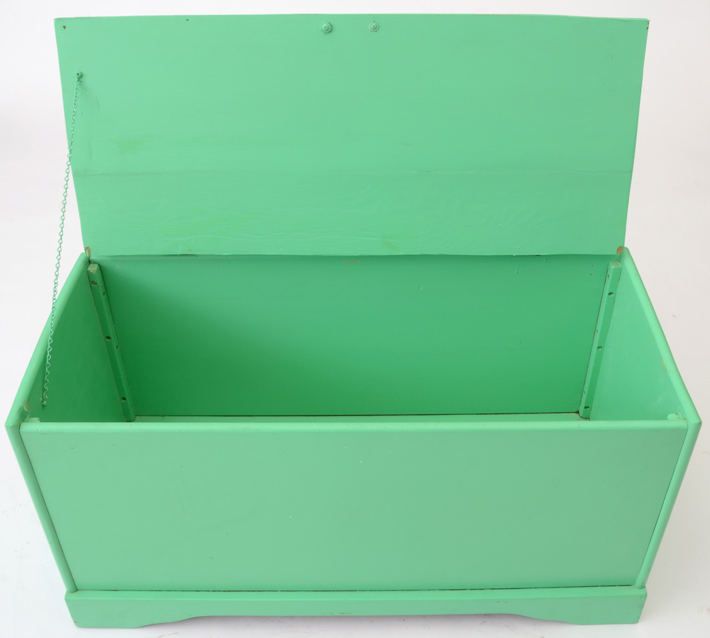 Light Green Painted Chest