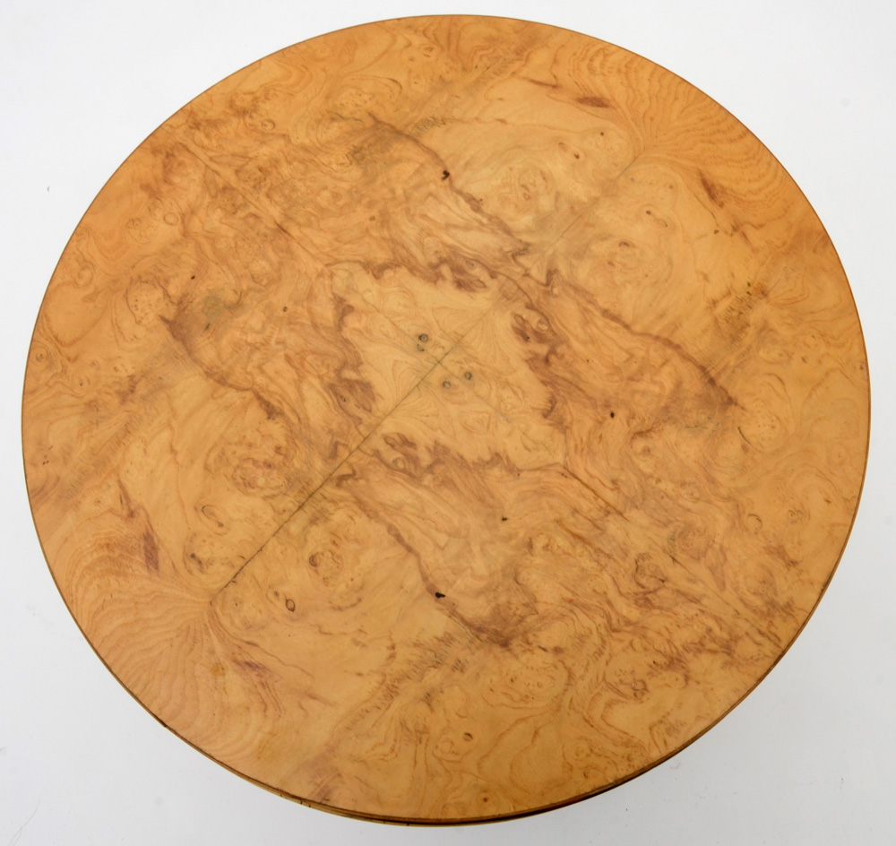 Vintage Drum Side Table by Henredon