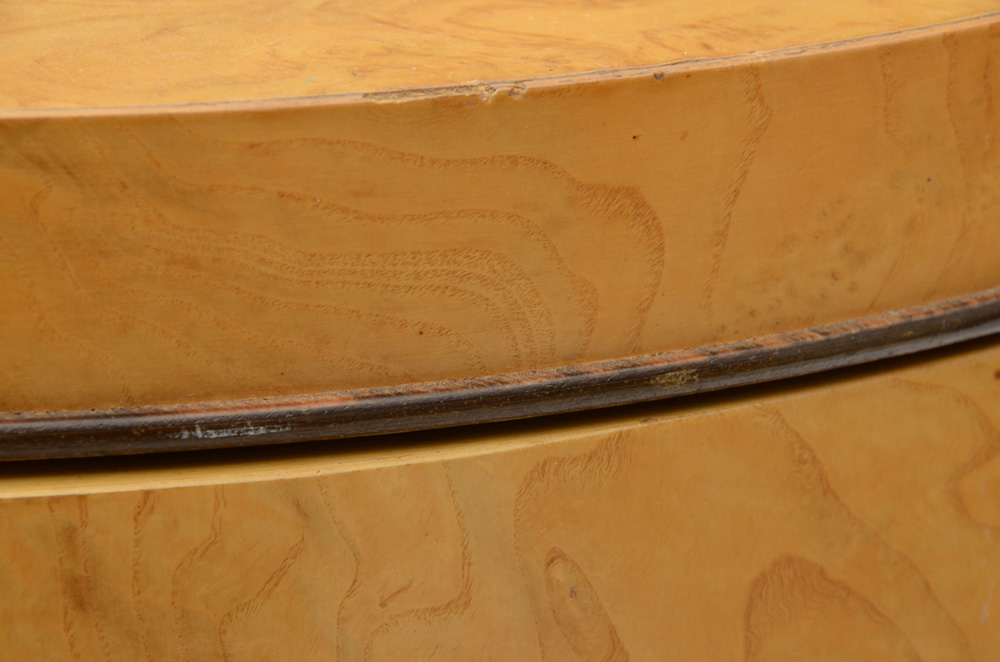 Vintage Drum Side Table by Henredon