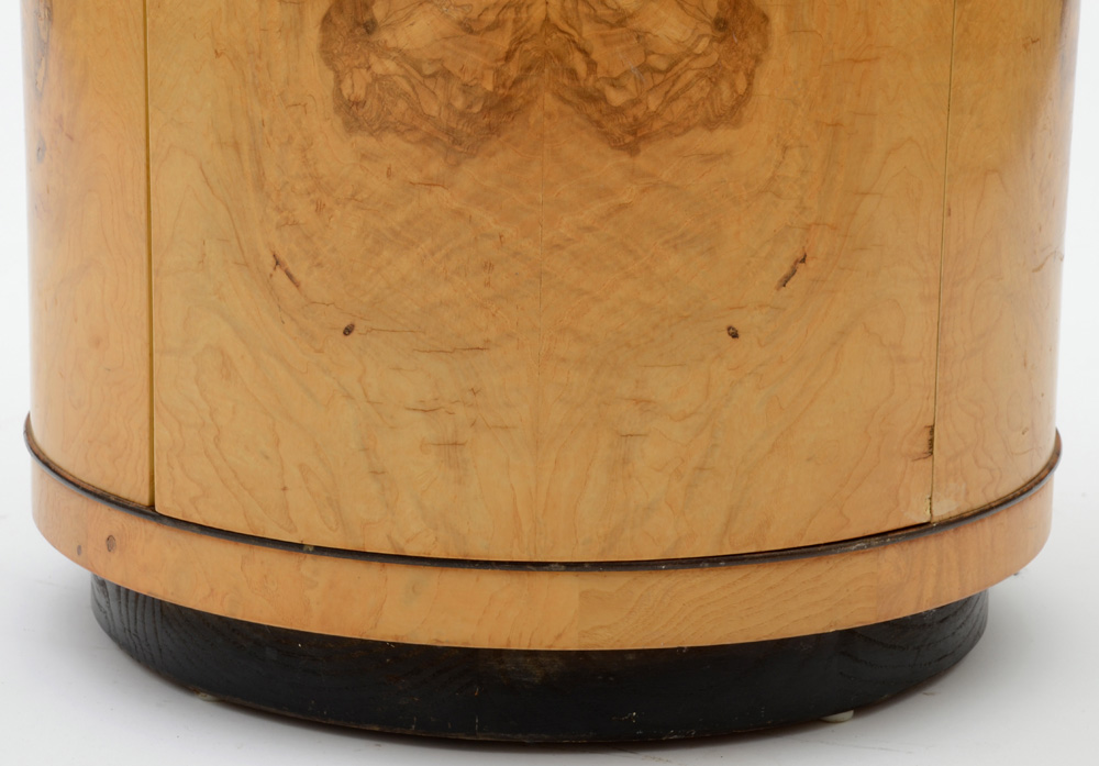 Vintage Drum Side Table by Henredon