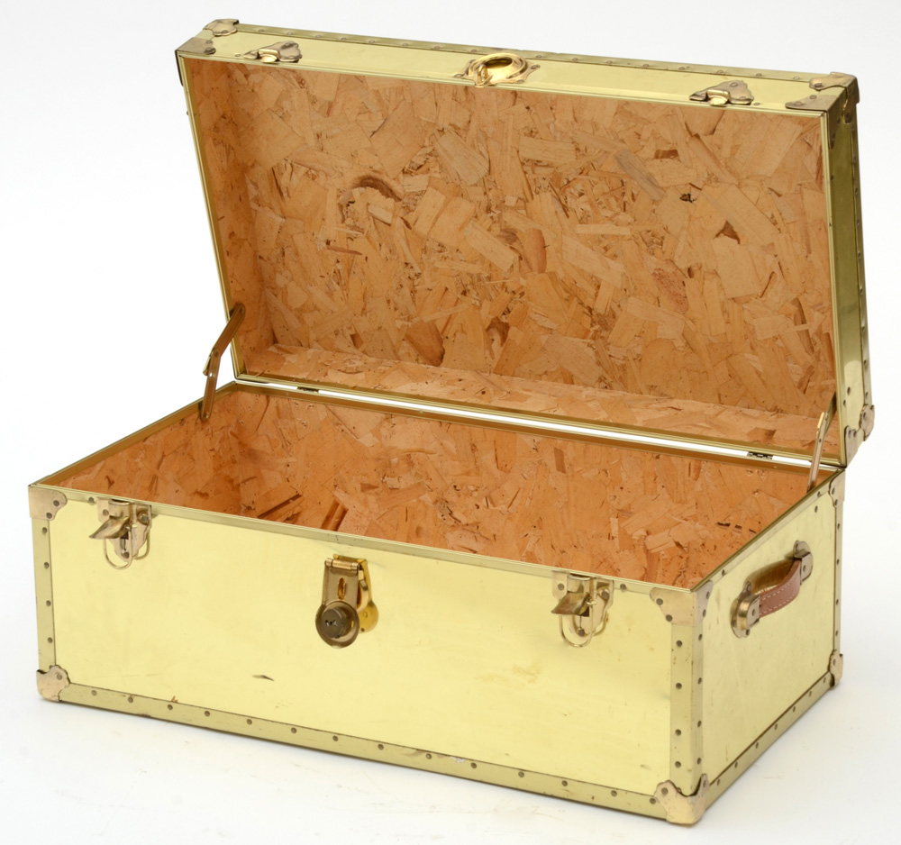 Brass Tone Trunk