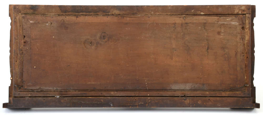 Antique American Walnut Over-Mantel Mirror