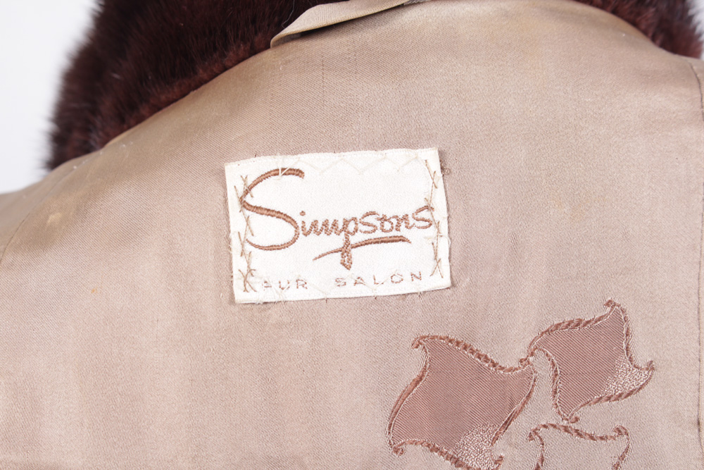 1970s Vintage Mink Fur Coat