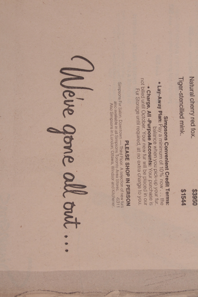 1970s Vintage Mink Fur Coat