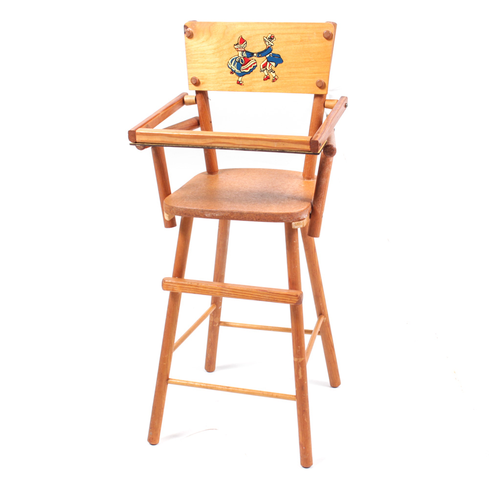 Vintage Doll High Chair