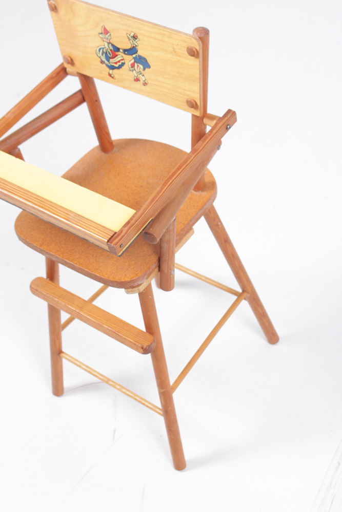 Vintage Doll High Chair