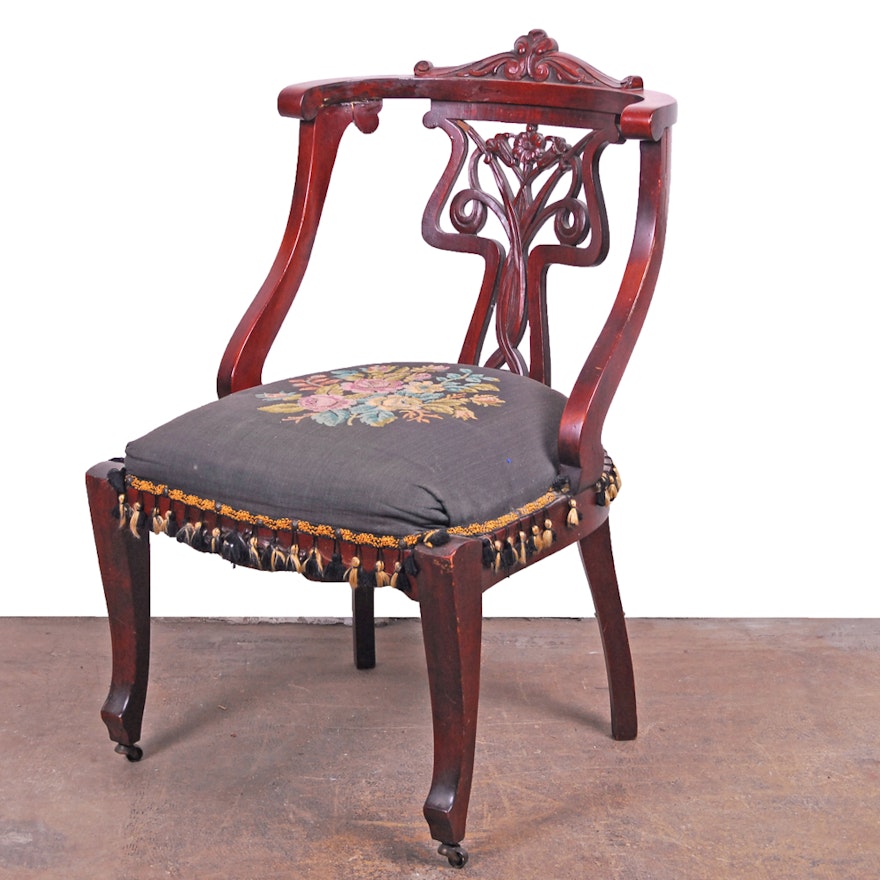 Victorian Style Accent Chair