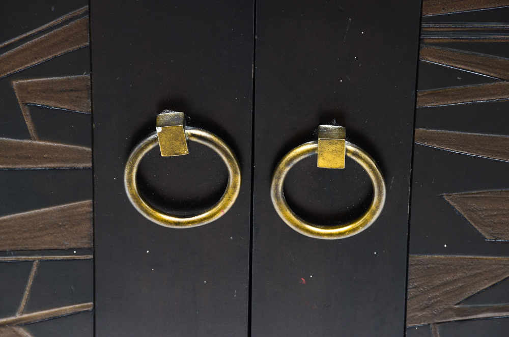 Side Cabinet in Black