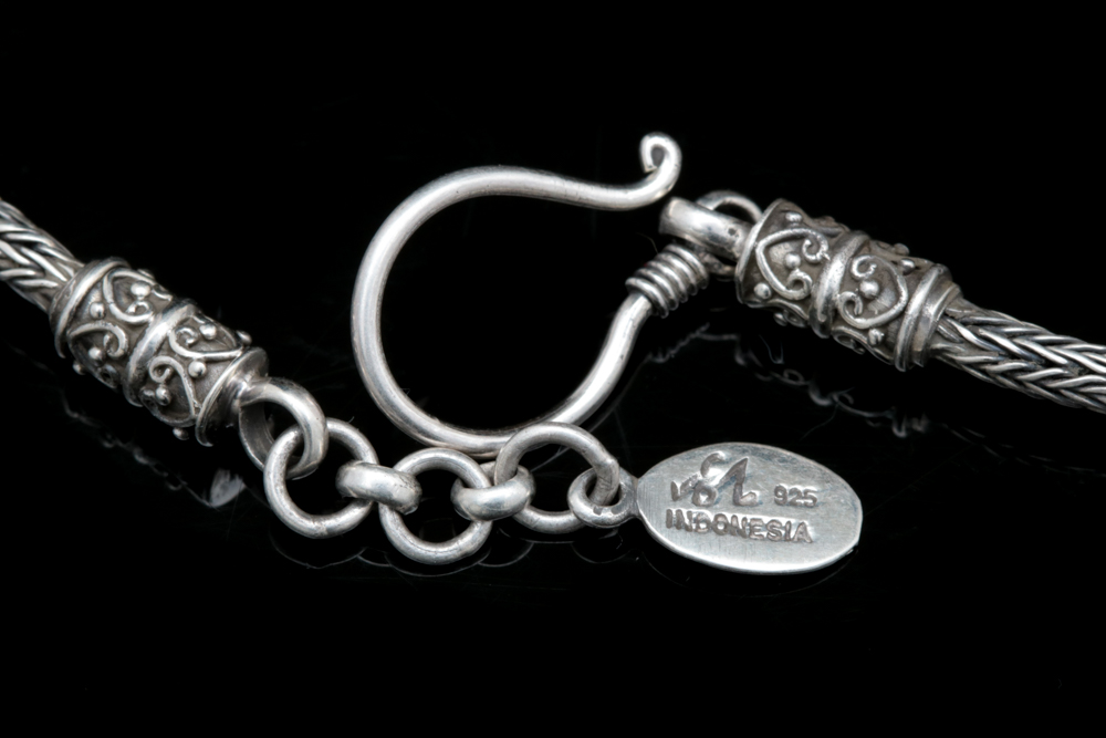 Bellarri Sterling Silver and Multi-Gemstone Pendant with Robert Manse Chain