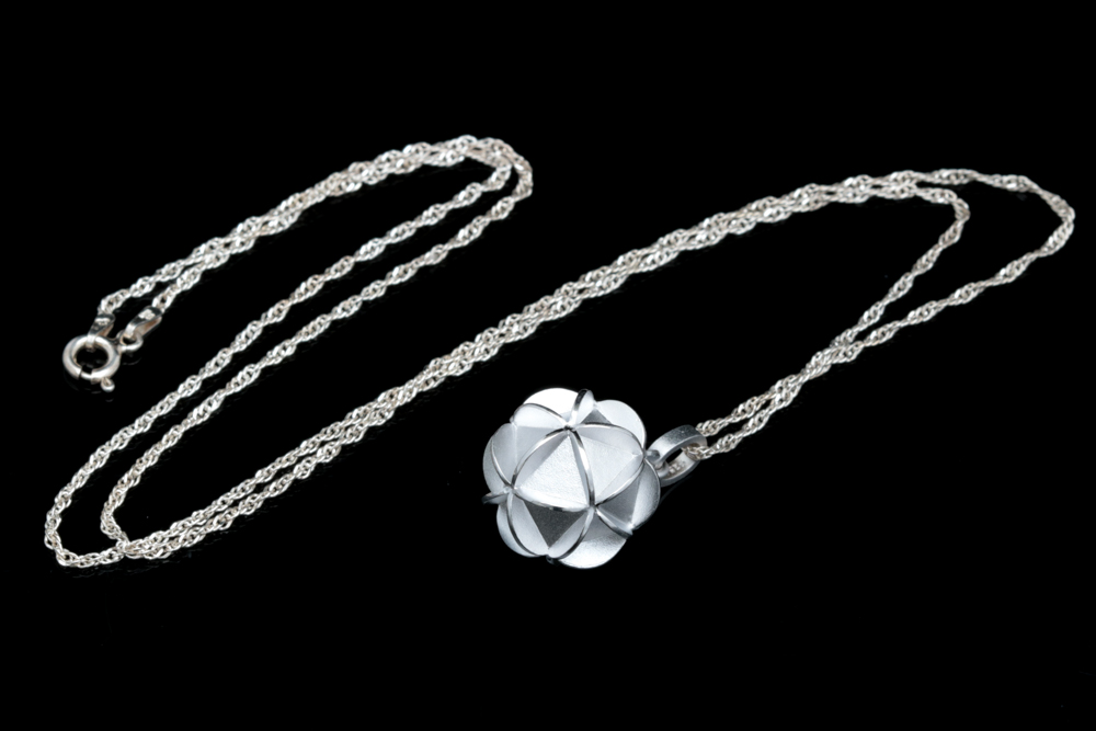 Bastian Sterling Silver Pendant with Chain