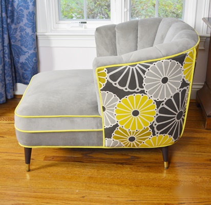 Mid Century Modern Chaise Lounge