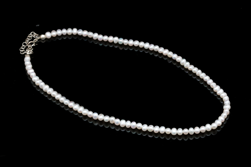 Sterling Silver and Pearl Necklace