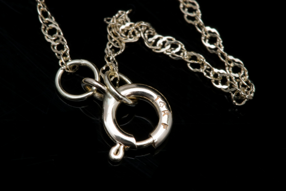 14K Yellow Gold and Ruby Pendant with Chain