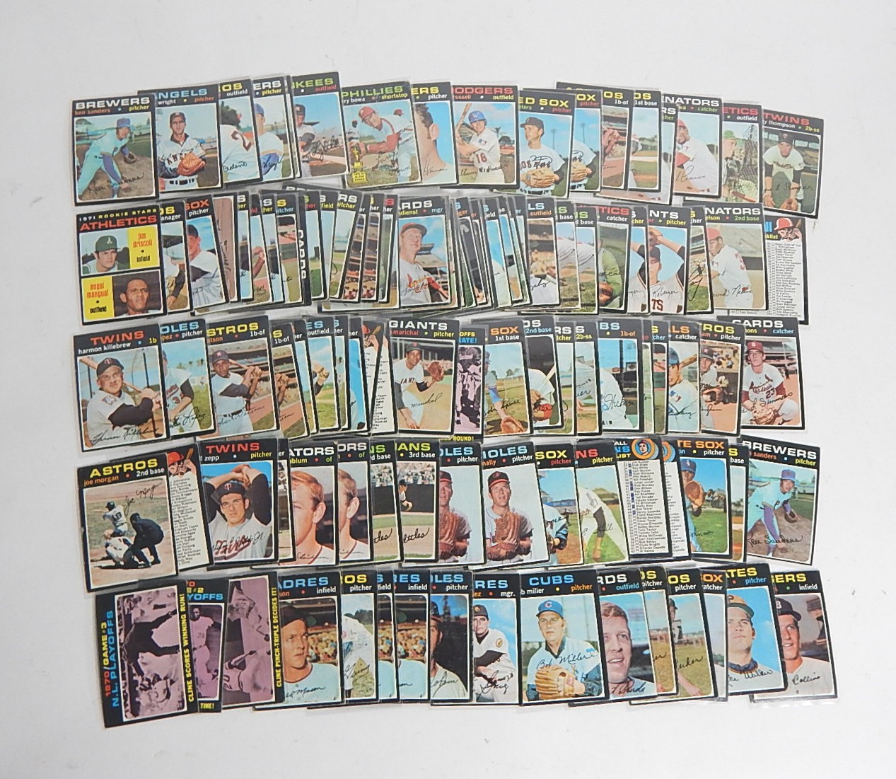 1971 Topps Baseball Card Collection