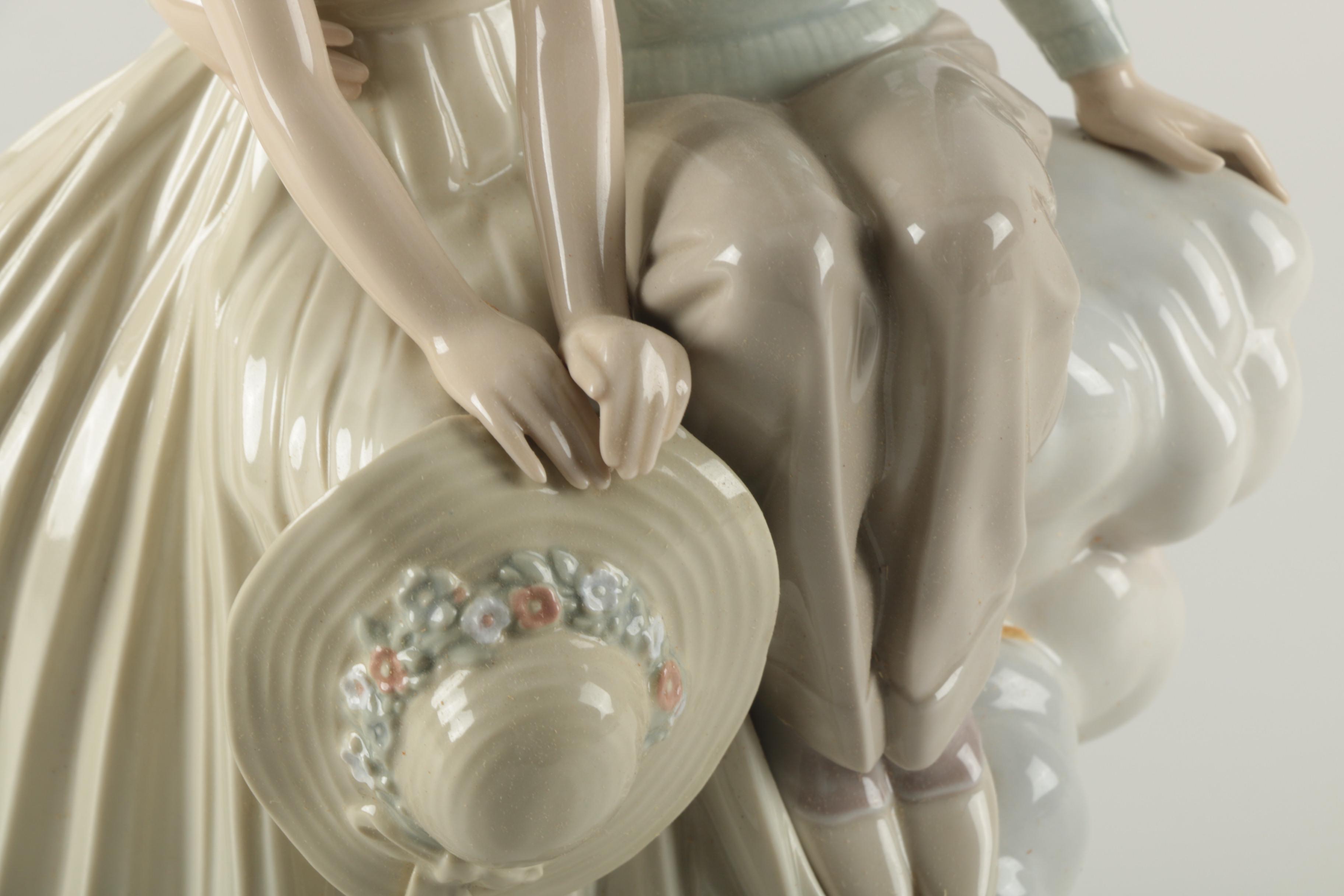 Lladró "Young Love" Norman Rockwell Porcelain Figurine