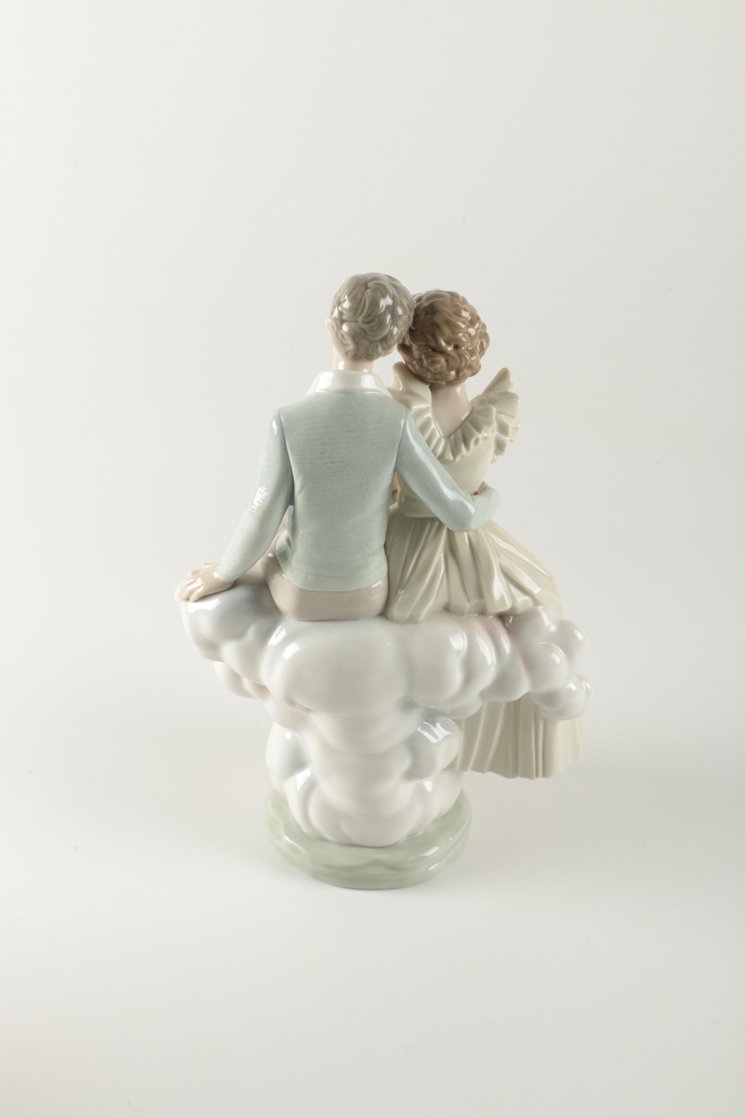 Lladró "Young Love" Norman Rockwell Porcelain Figurine
