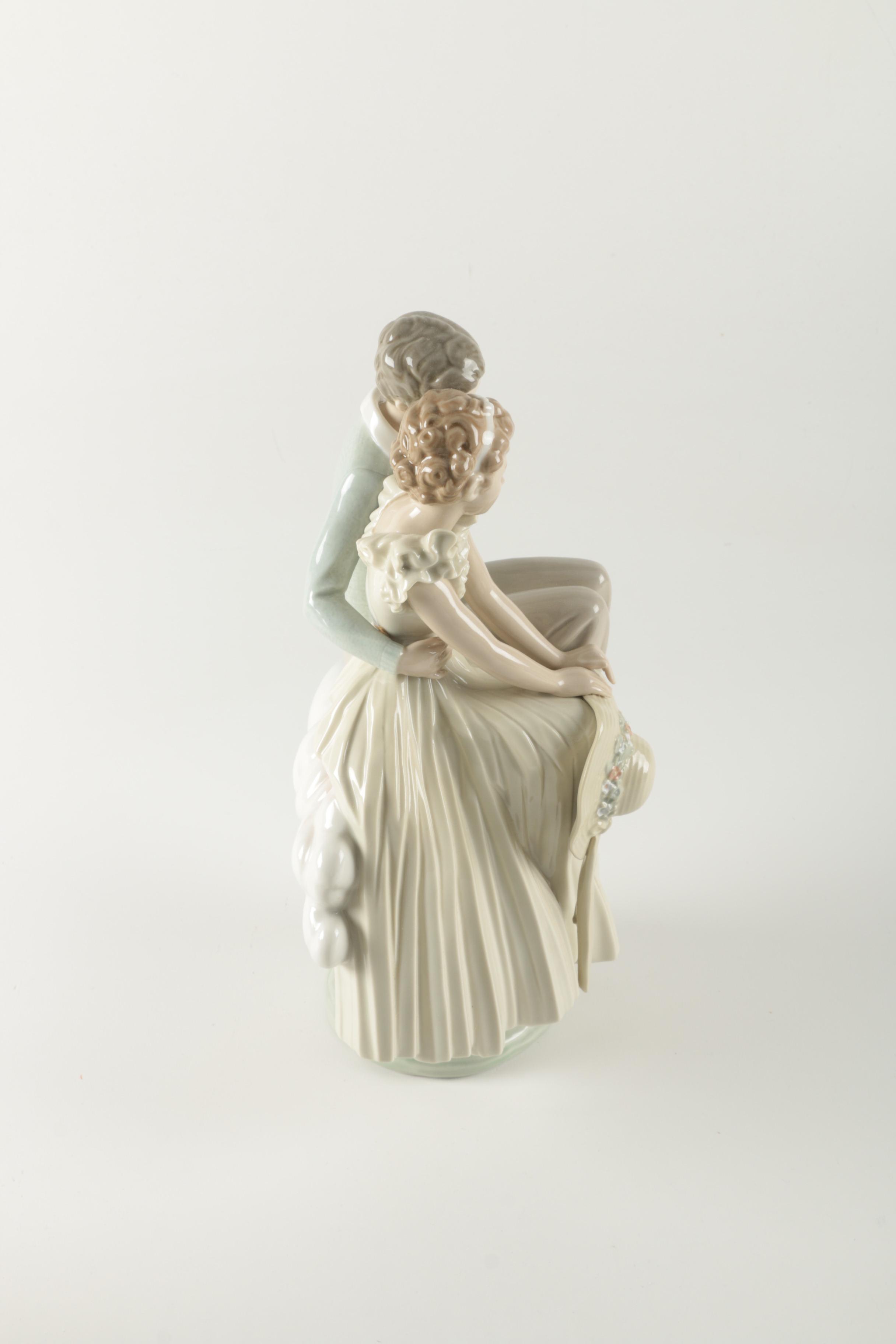 Lladró "Young Love" Norman Rockwell Porcelain Figurine