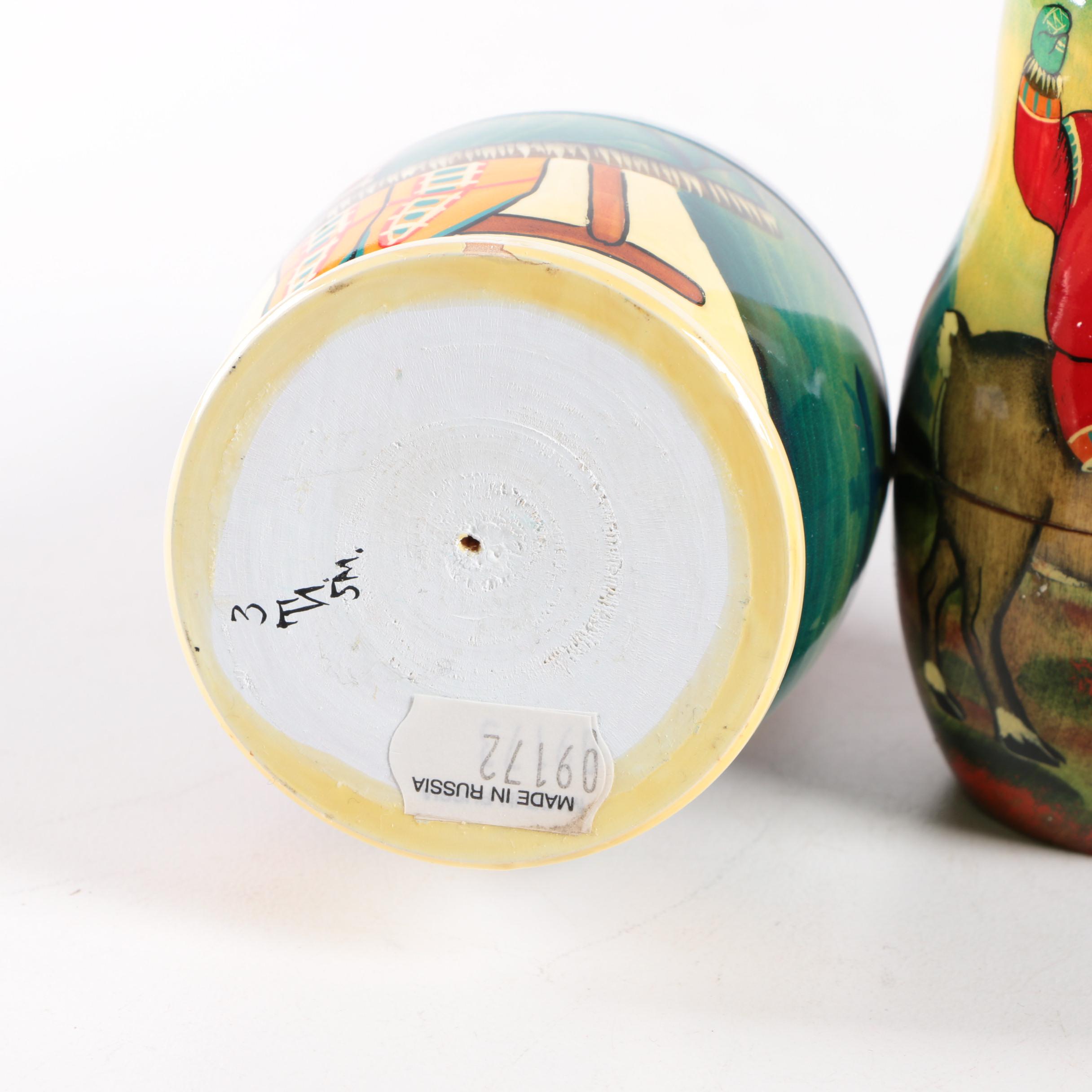 Kokeshi and Matryoshka Dolls