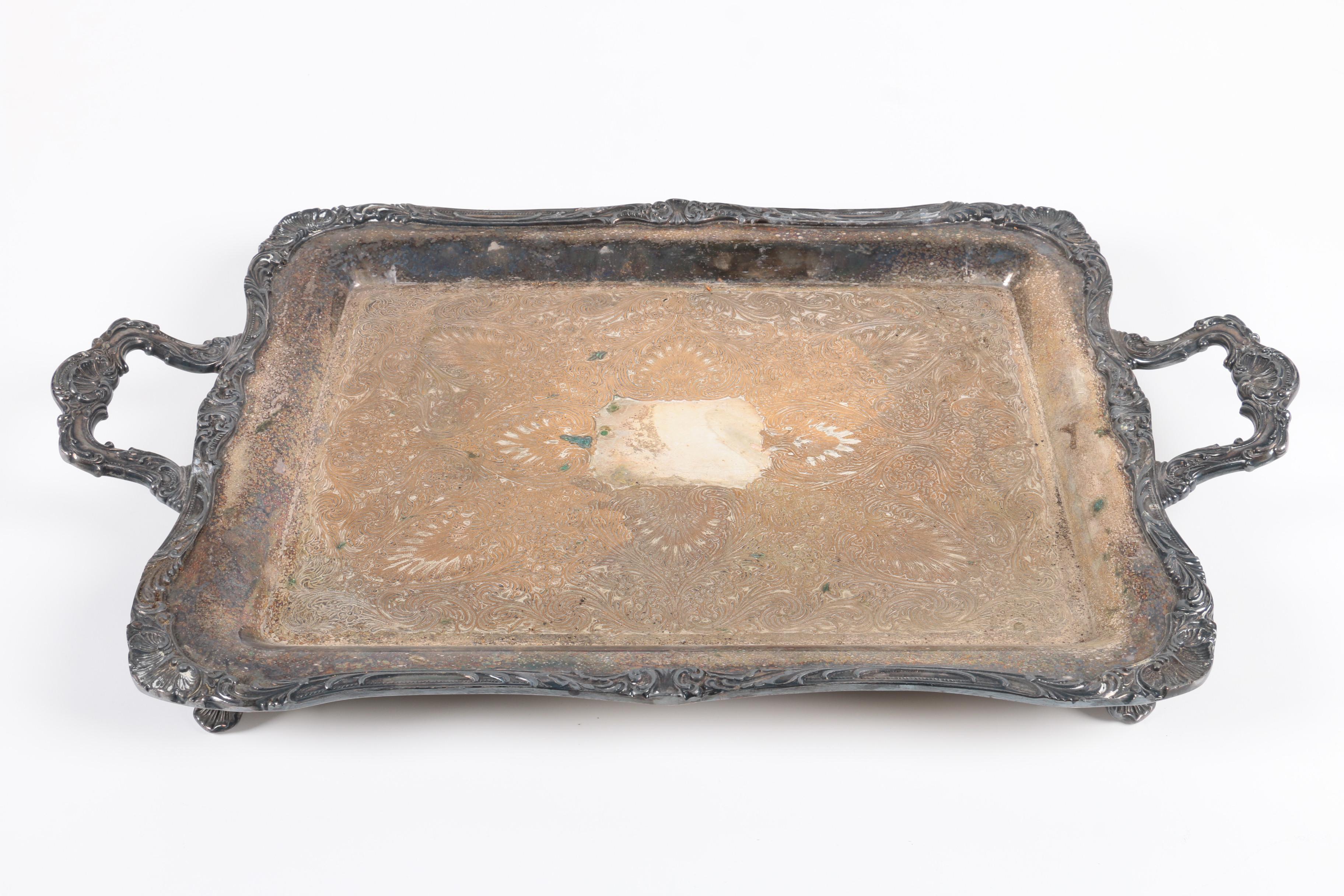 Silver Plate Serveware Featuring Wm Rogers