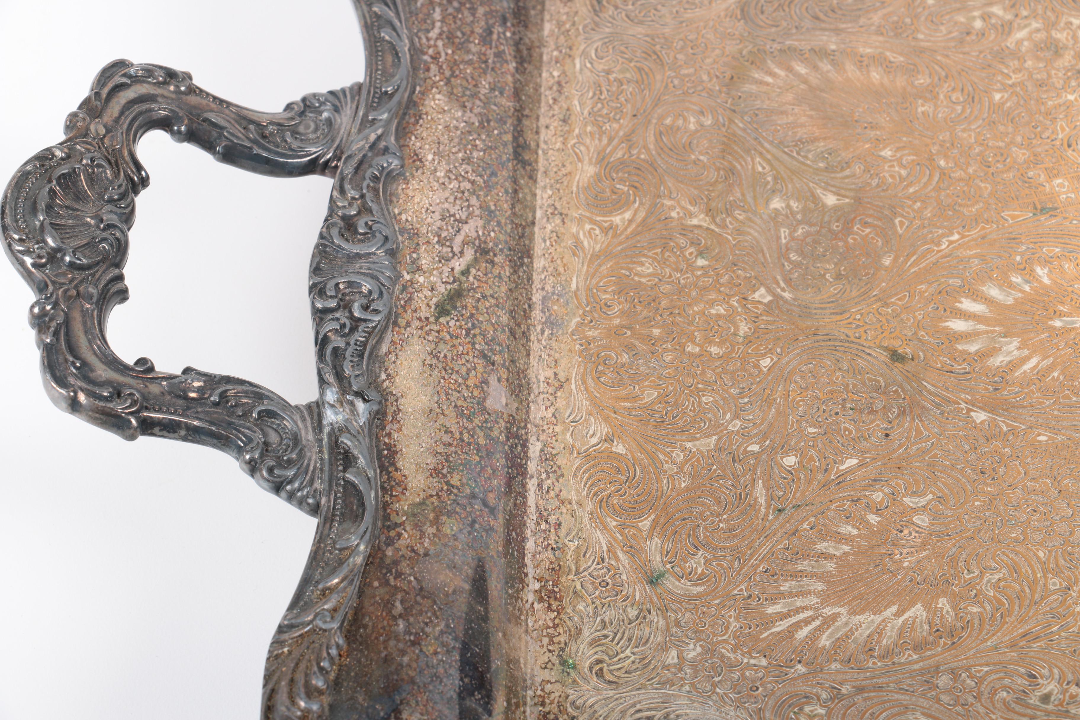 Silver Plate Serveware Featuring Wm Rogers