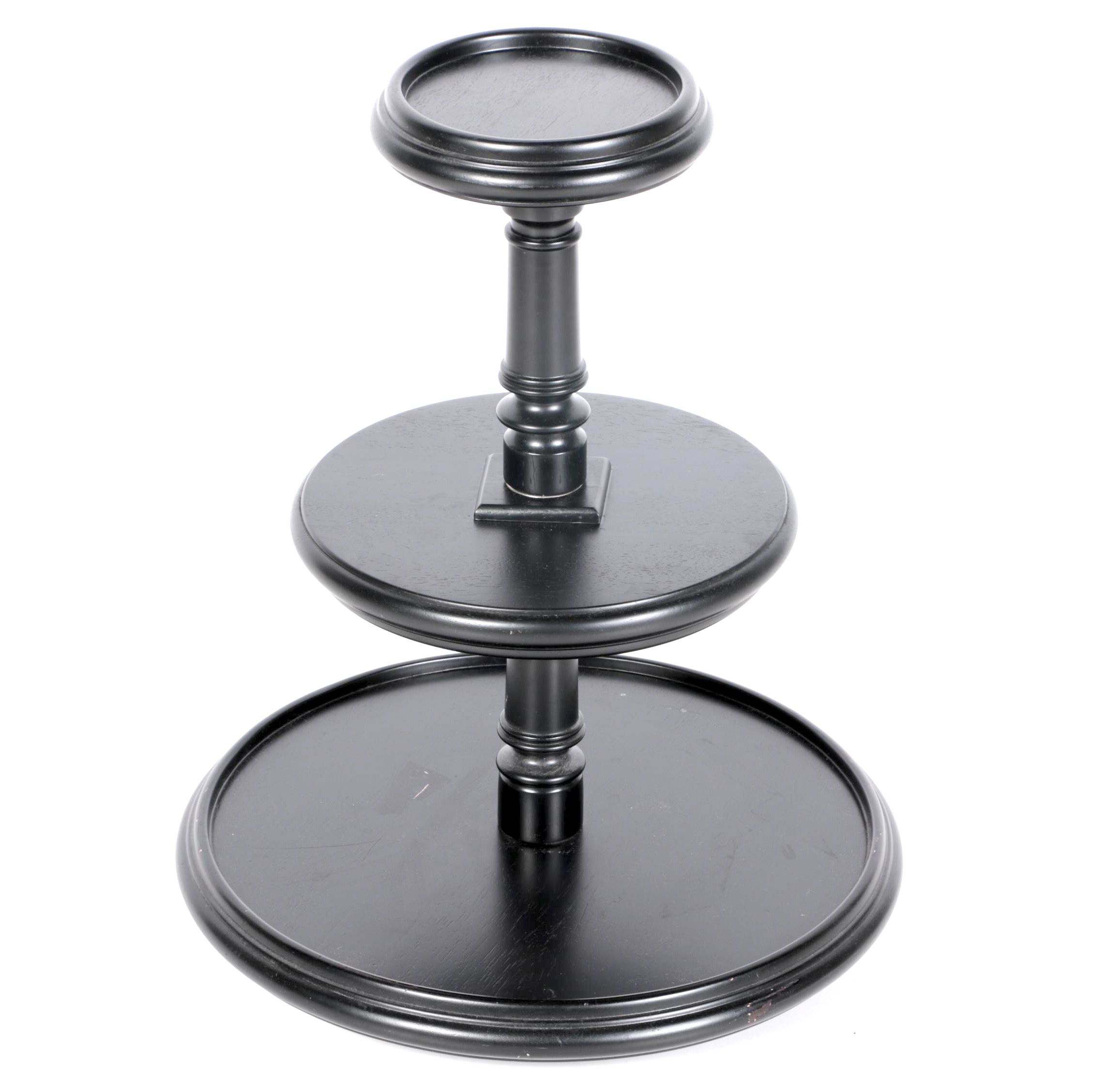 ThreeTiered Wooden Tabletop Display Stand EBTH