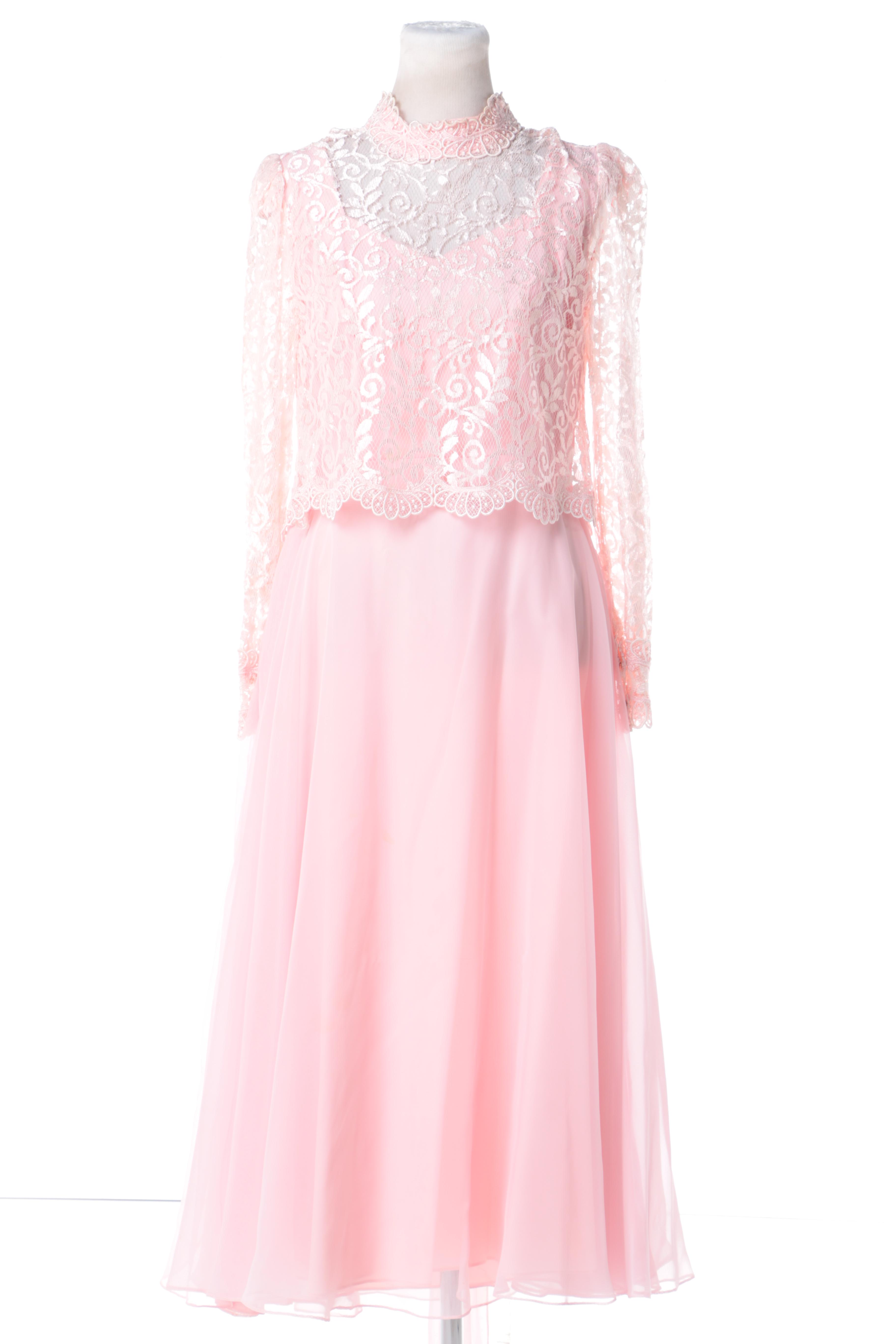 Three 1980s Evening Dresses