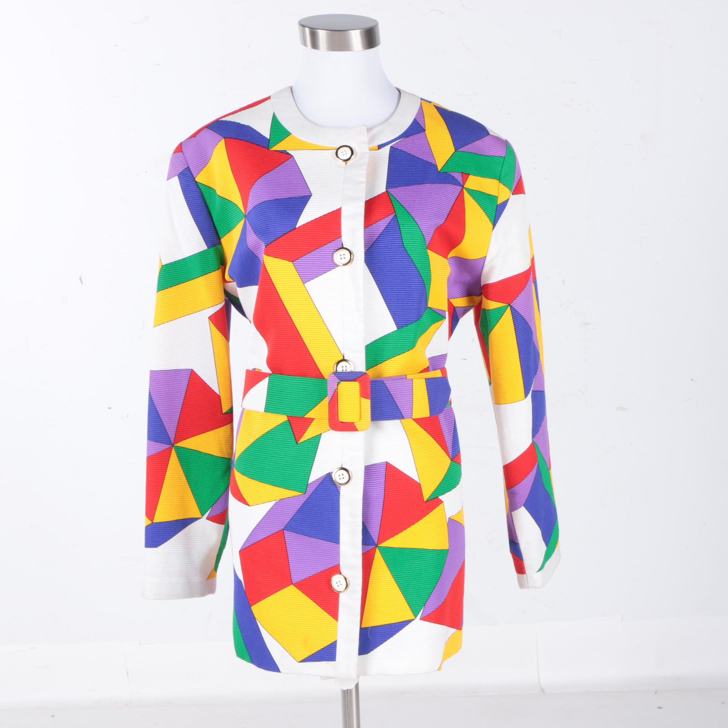 Circa 1980s Yolanda Belted Jacket