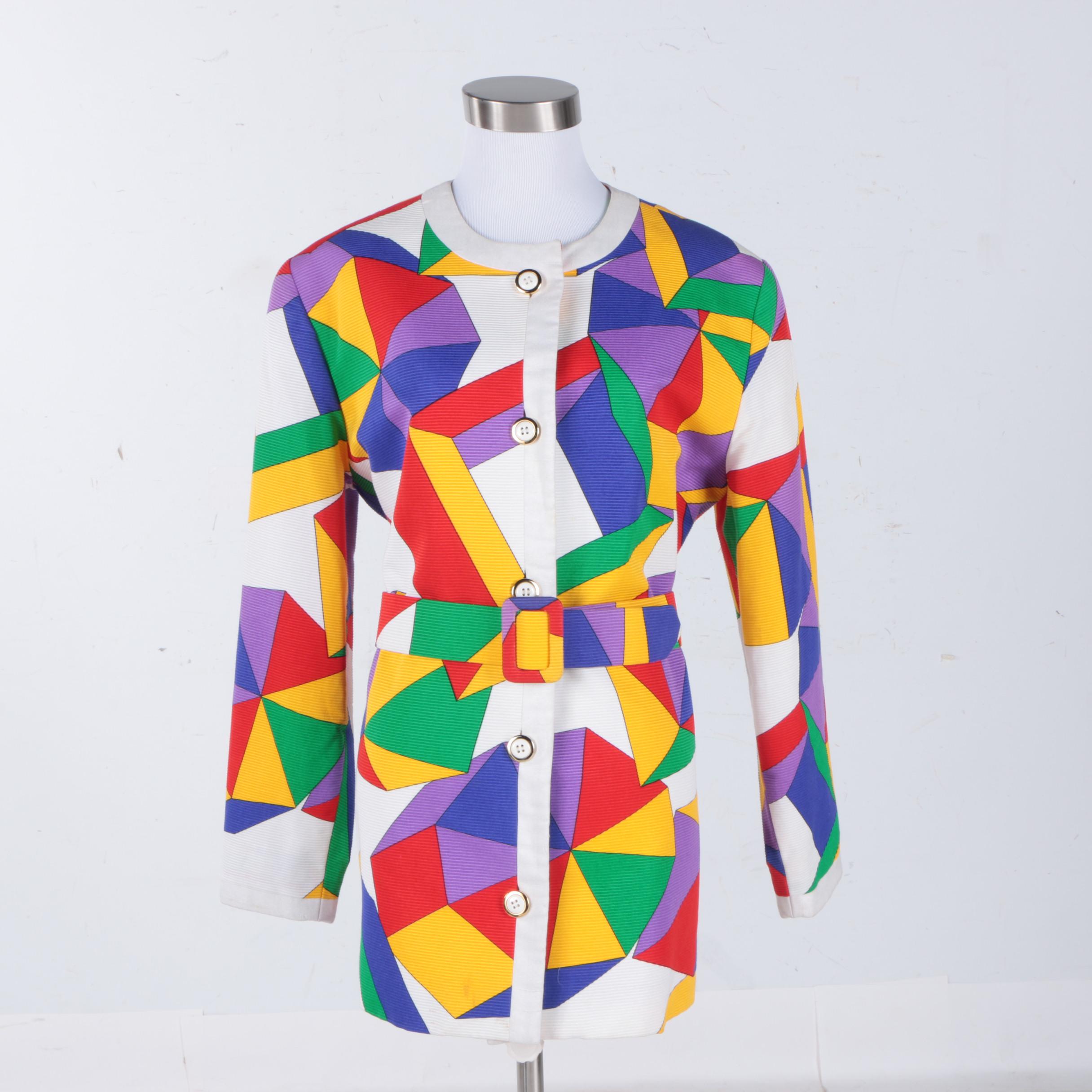 Circa 1980s Yolanda Belted Jacket