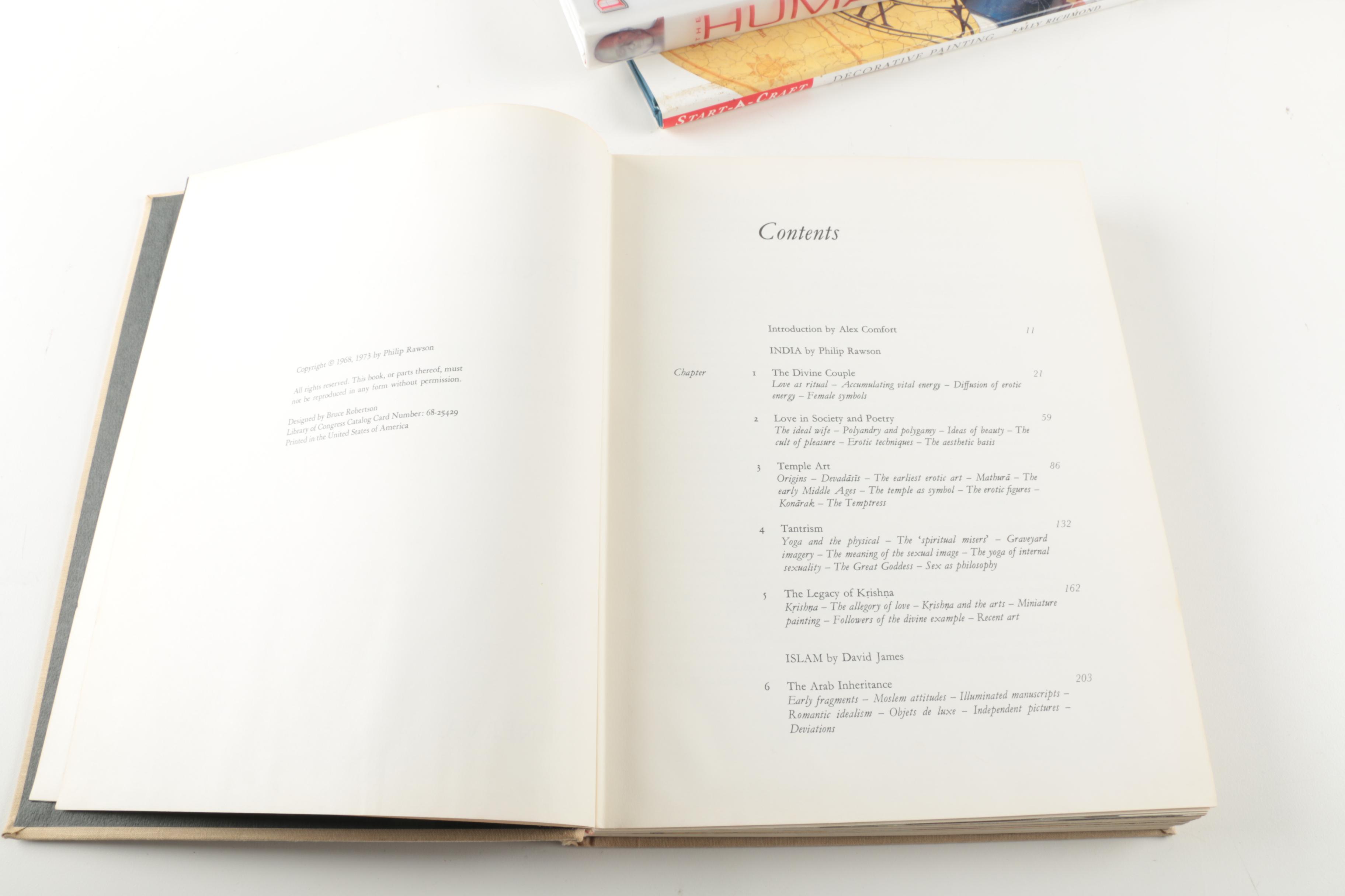 Six Non-Fiction Books Including Art