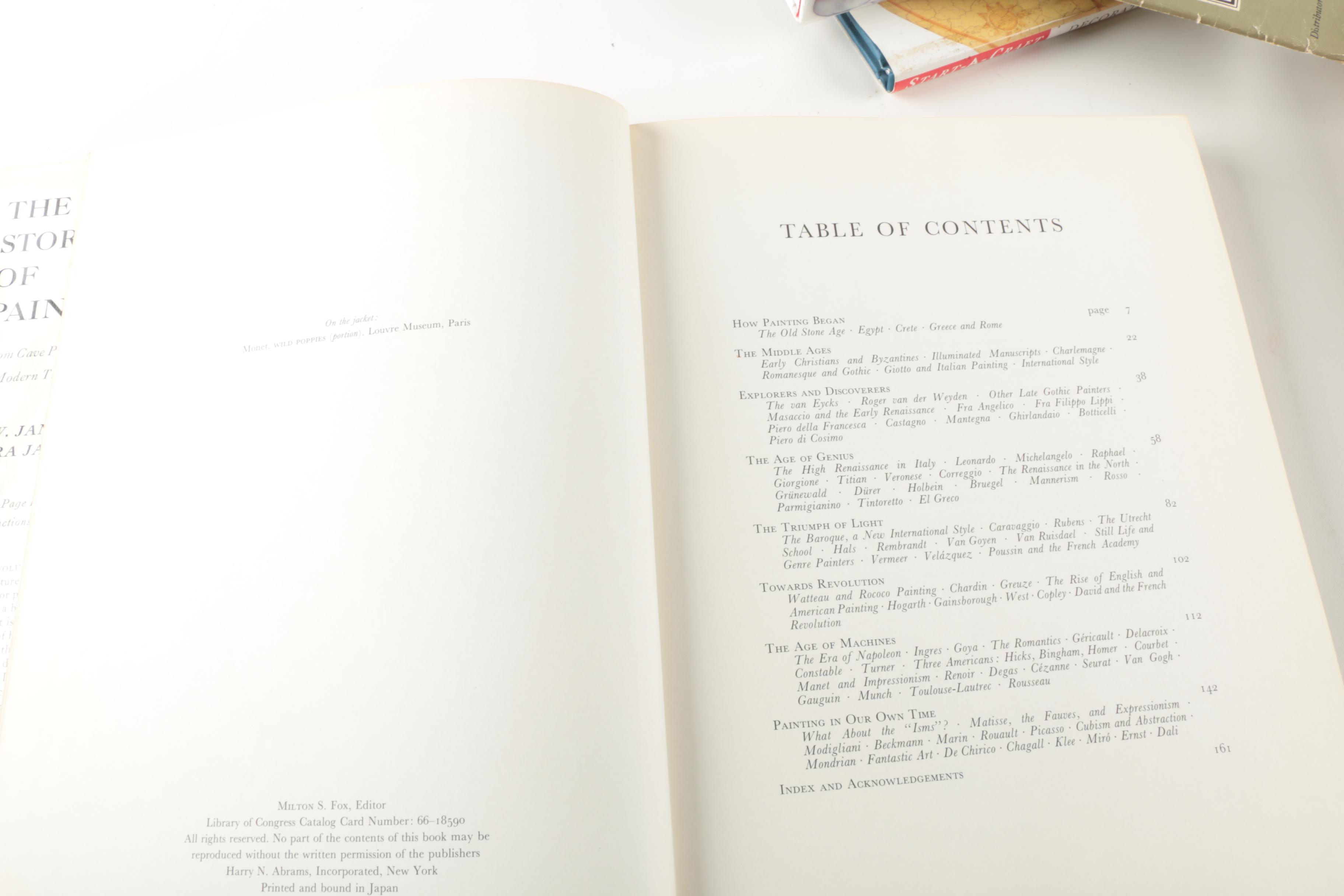 Six Non-Fiction Books Including Art