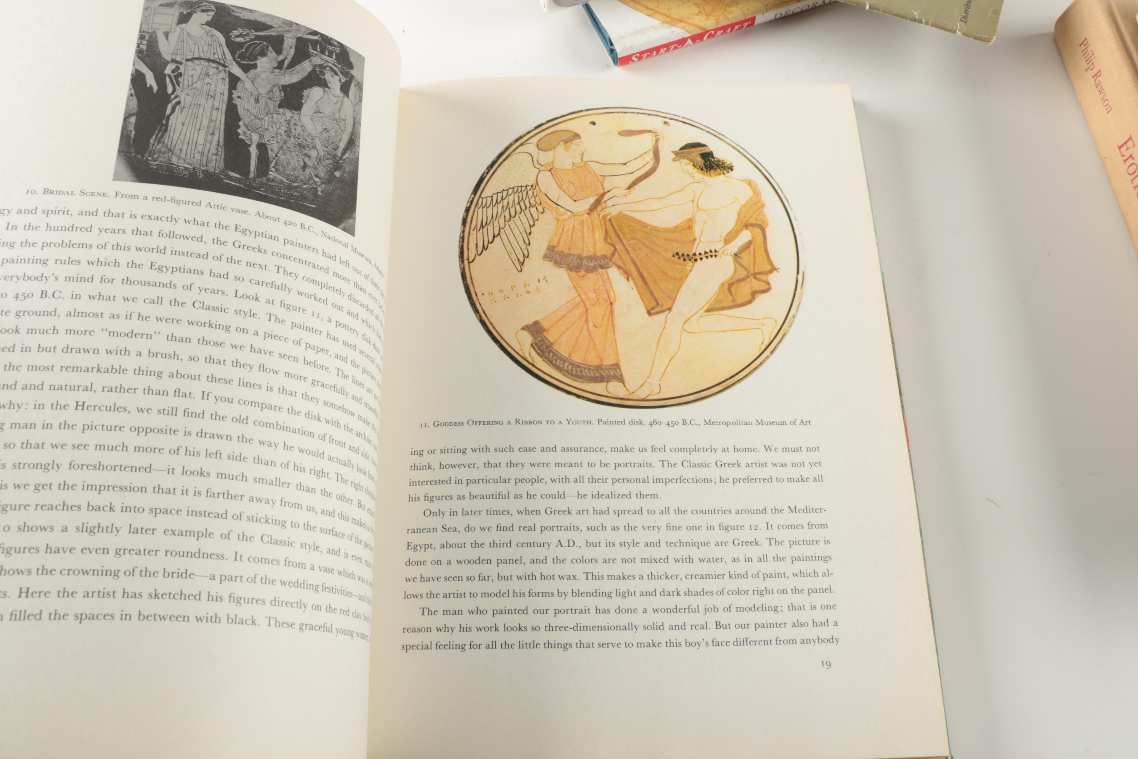 Six Non-Fiction Books Including Art