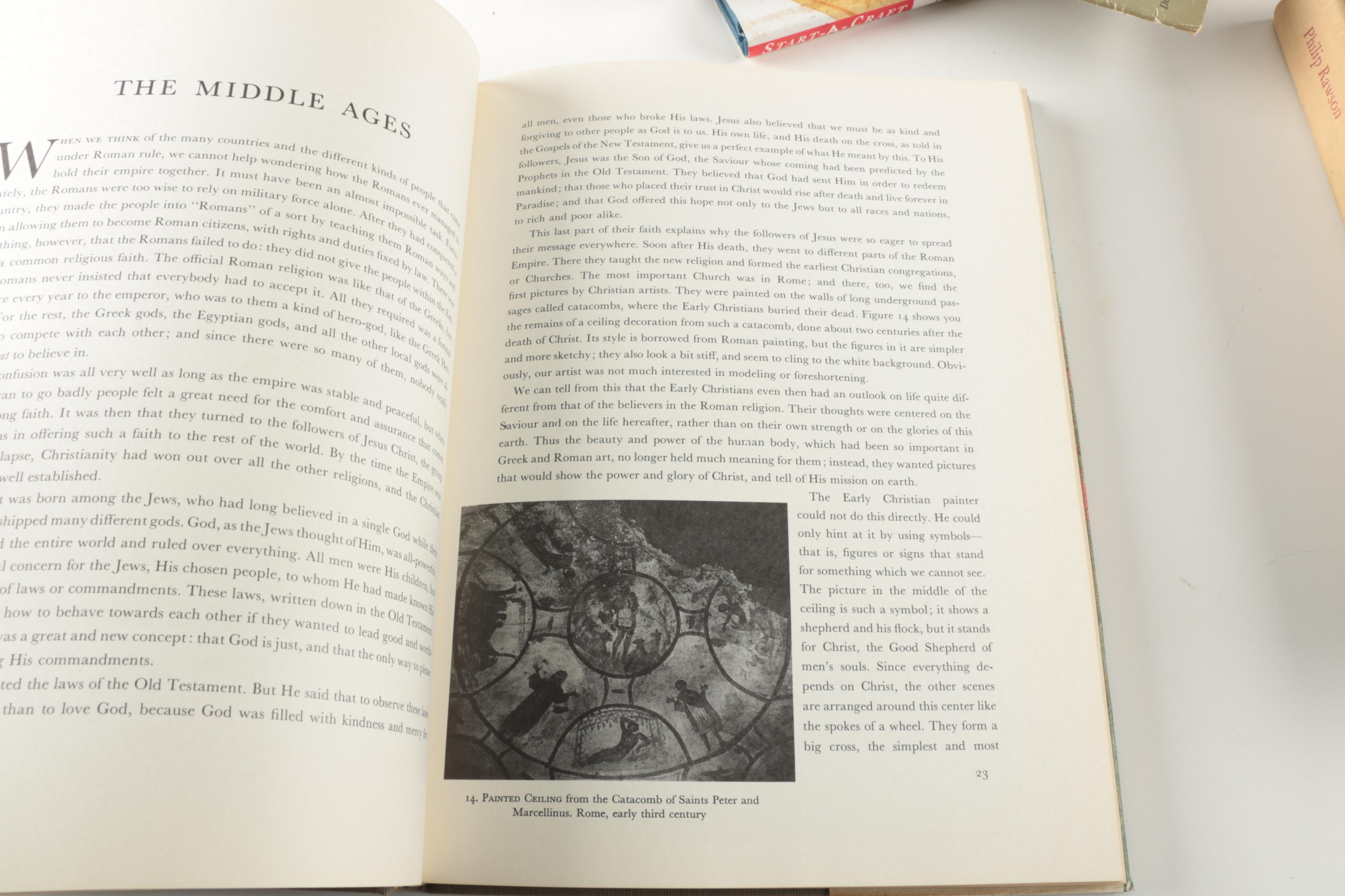 Six Non-Fiction Books Including Art