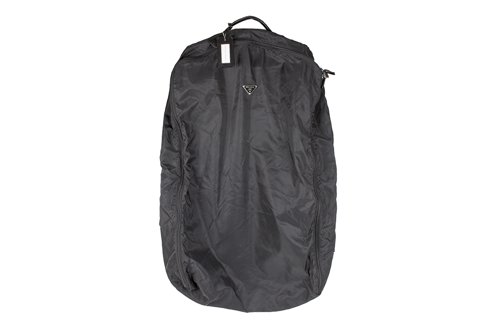 Prada Black Nylon Garment Bag