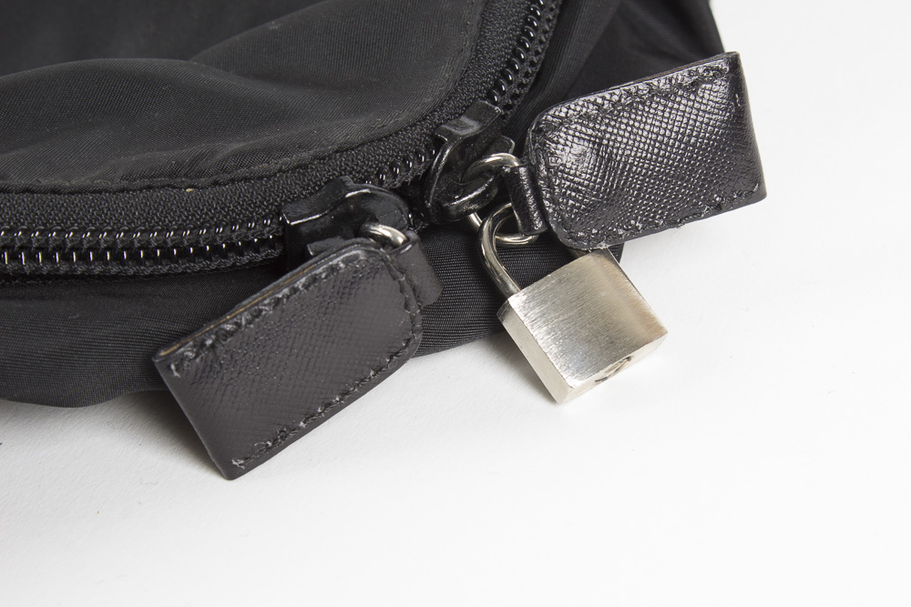 Prada Black Nylon Garment Bag