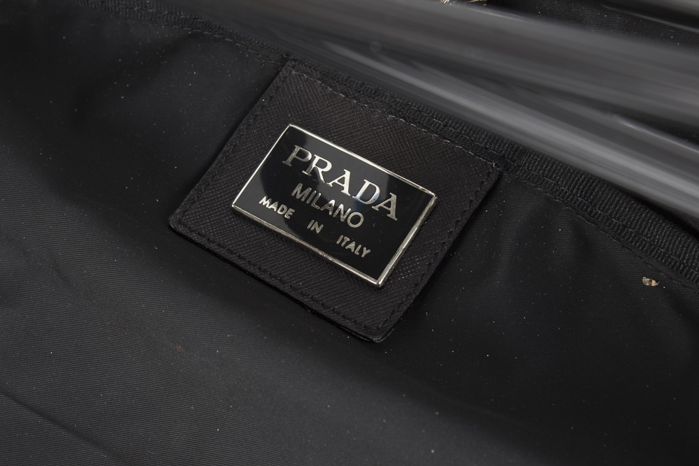 Prada Black Nylon Garment Bag
