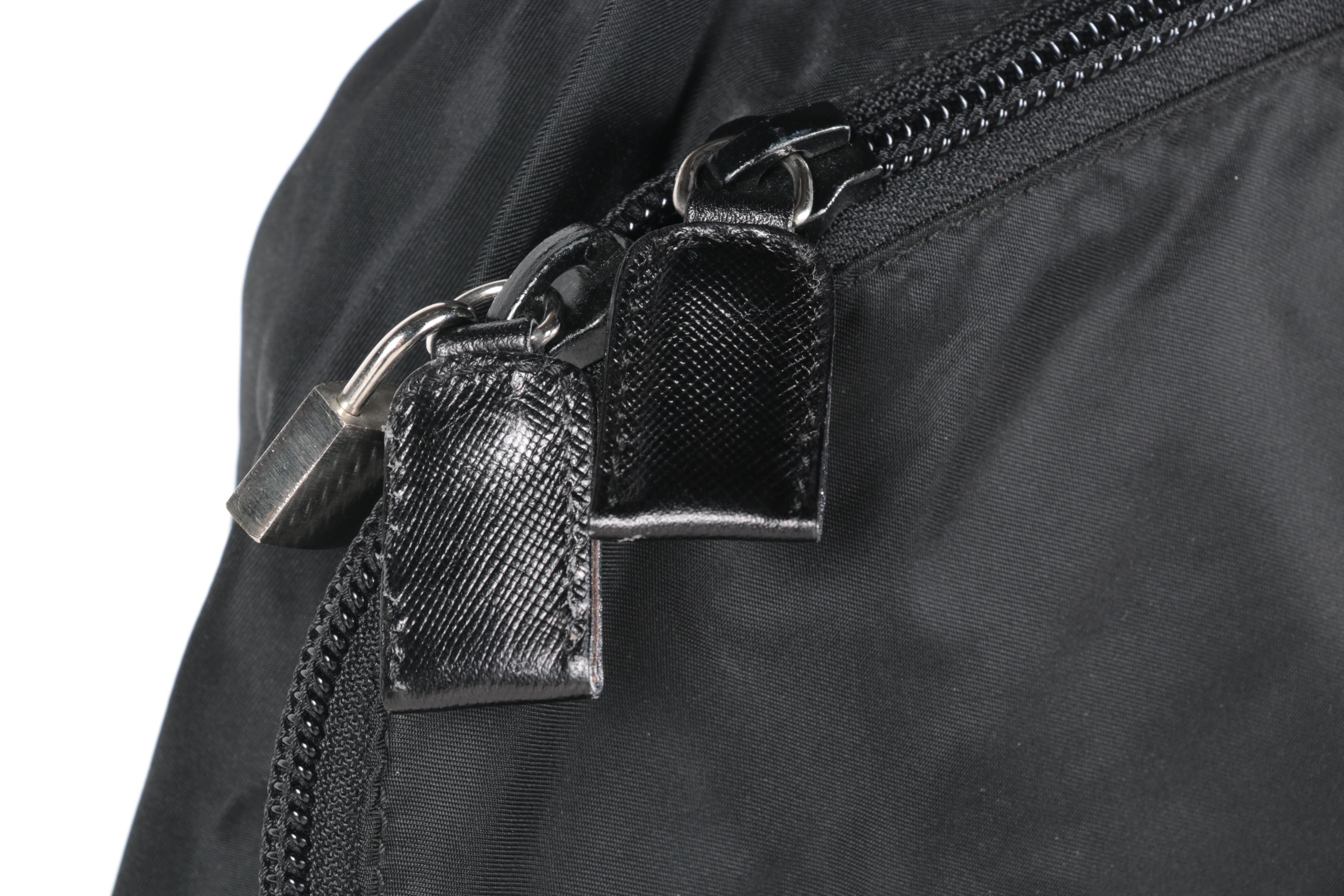 Prada Black Nylon Garment Bag
