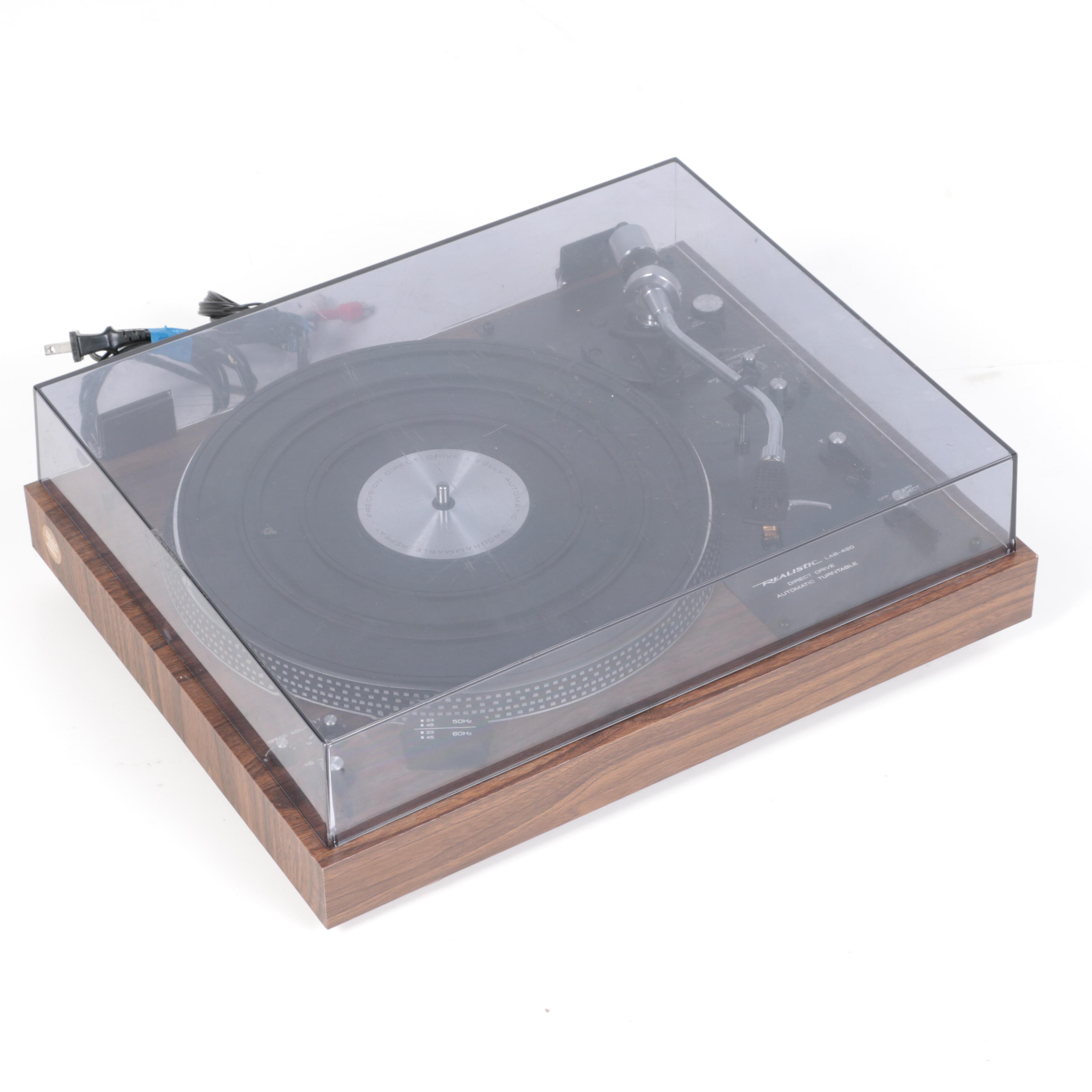 Realistic Model LAB-420 Turntable