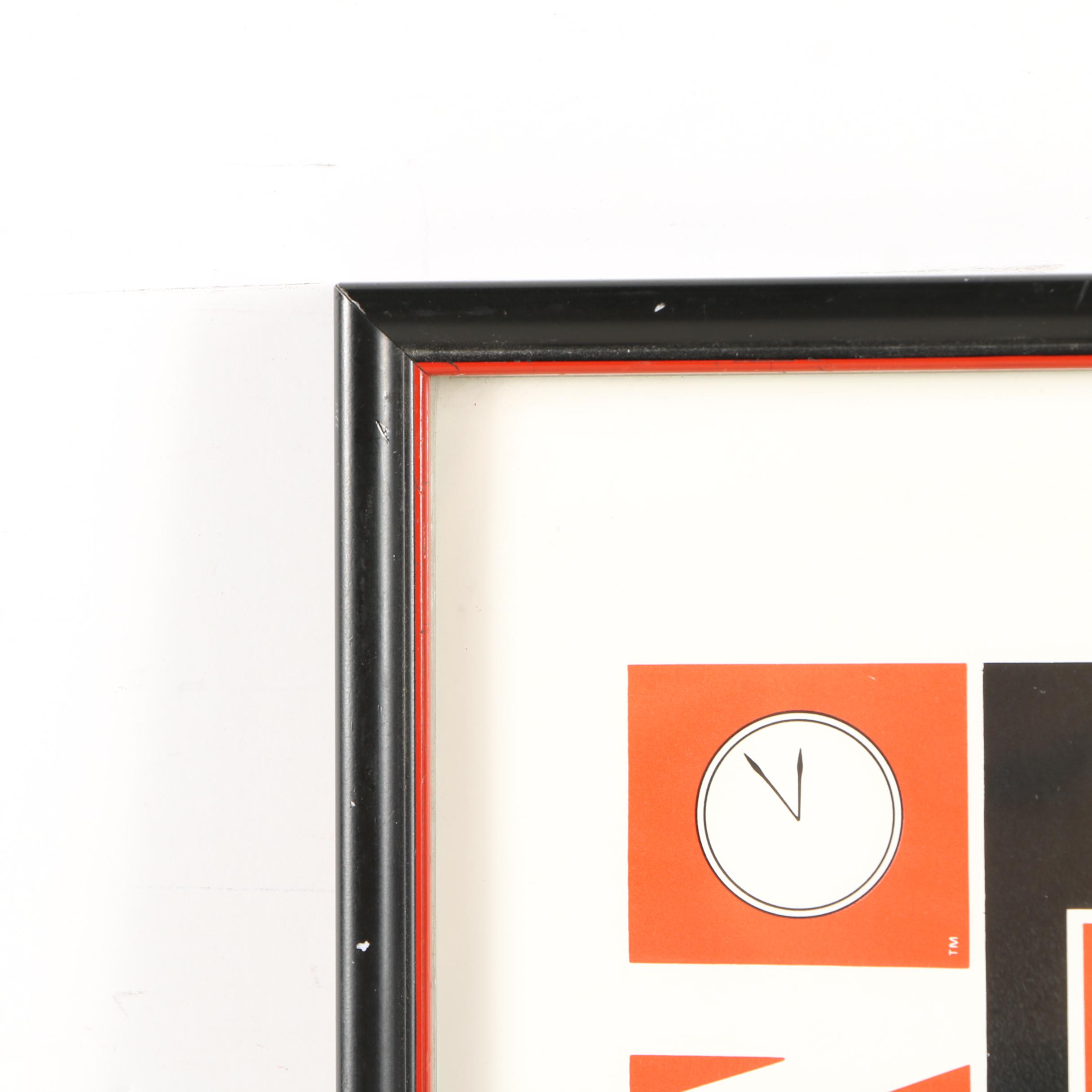 Lithograph Promotional Poster for the DC Comic "Watchmen"