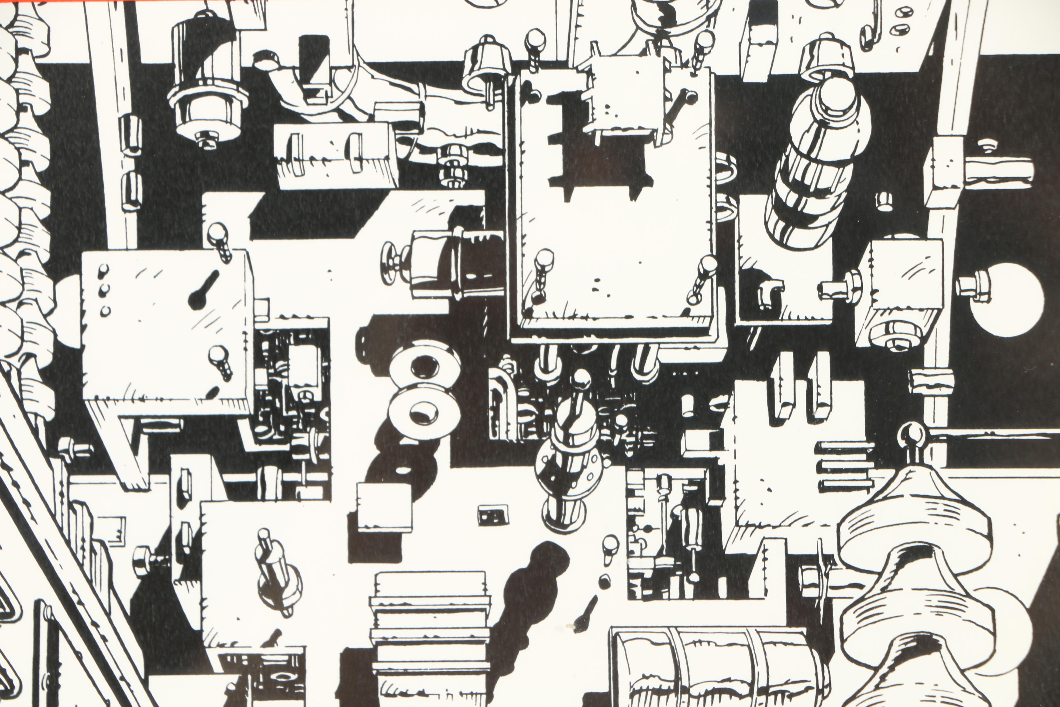 Lithograph Promotional Poster for the DC Comic "Watchmen"