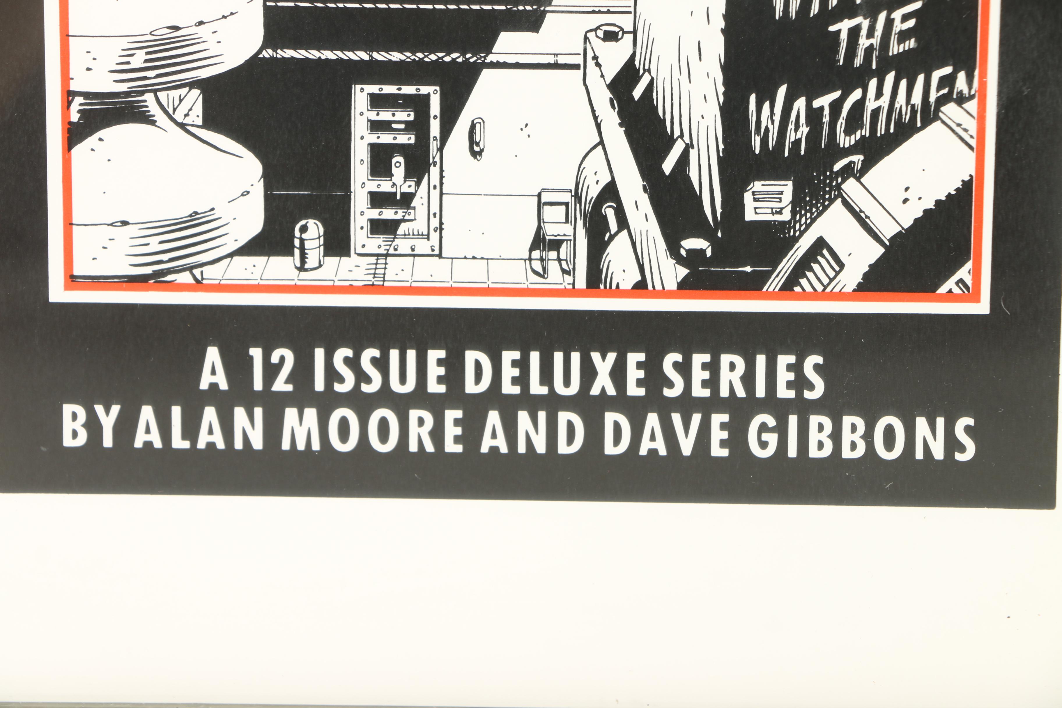 Lithograph Promotional Poster for the DC Comic "Watchmen"