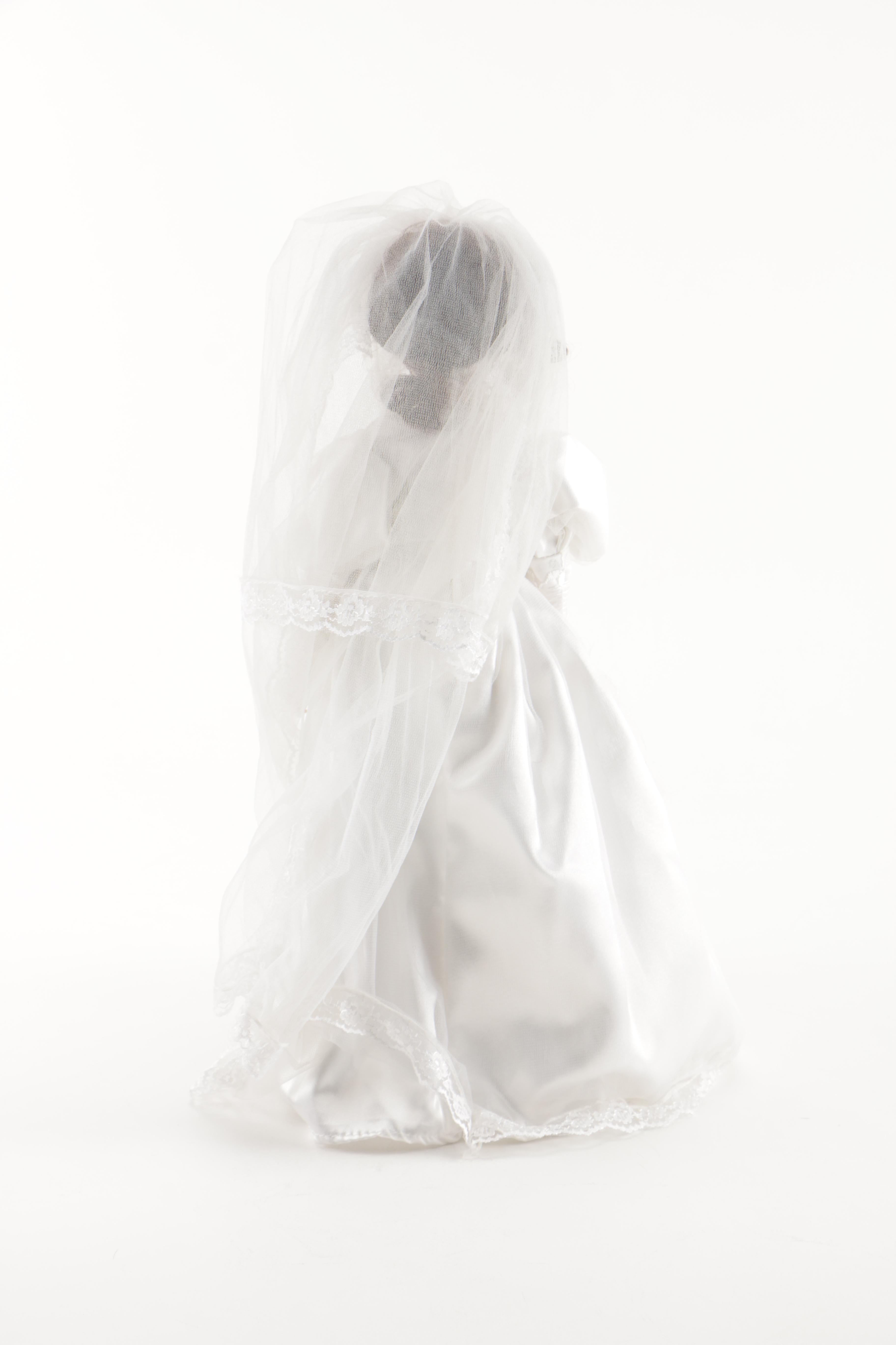 Bride and Groom Porcelain Dolls and Wedding Book