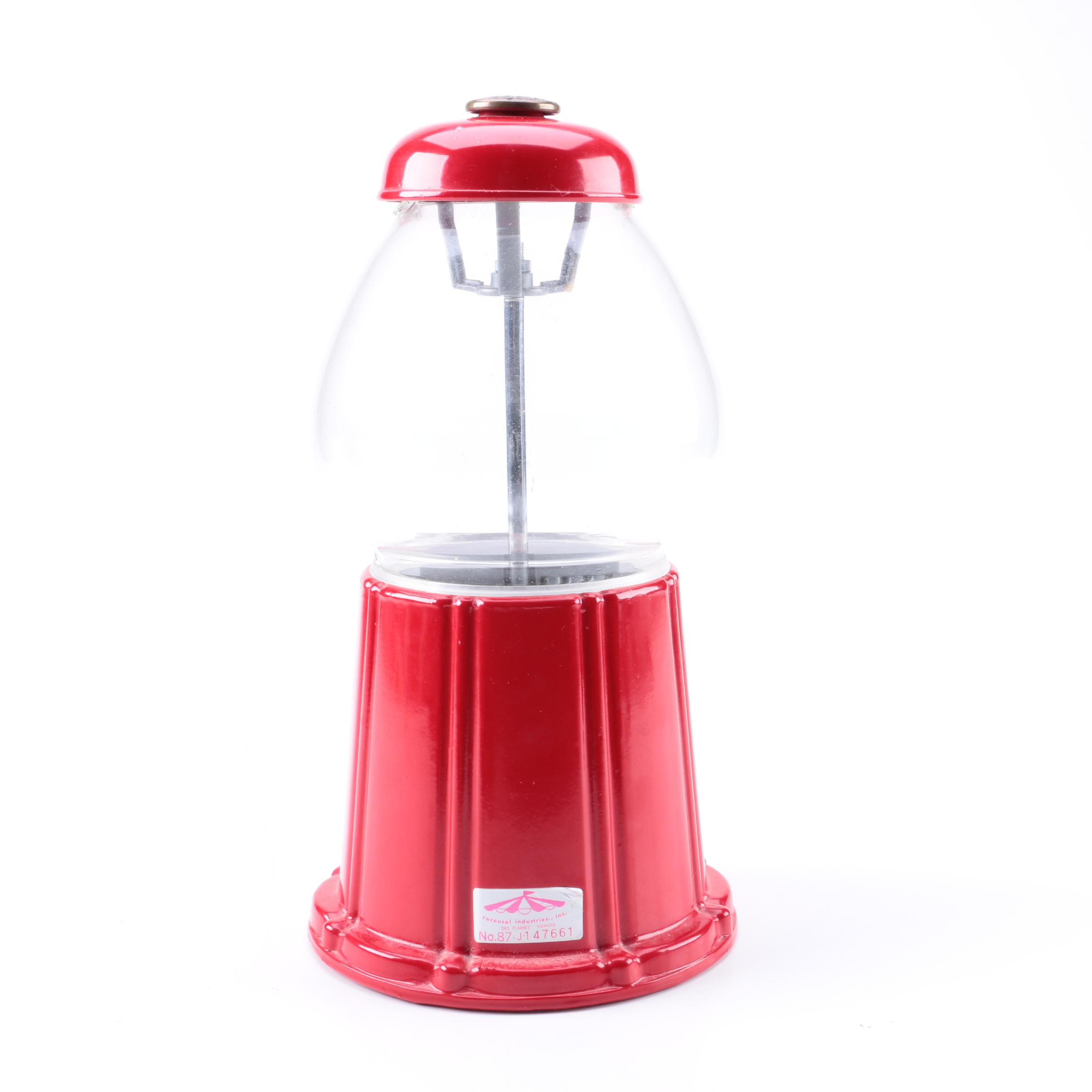 Vintage Carousel Gumball Machine