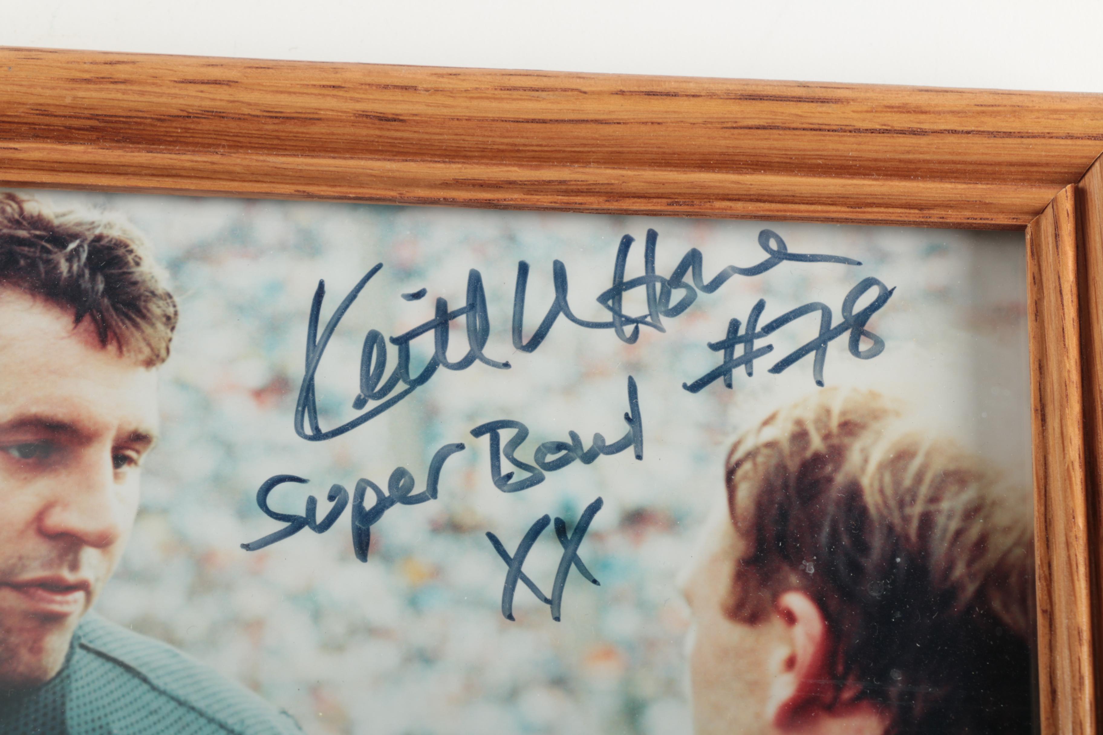 Chicago Bears Tackle Keith Van Horne Signed Photograph