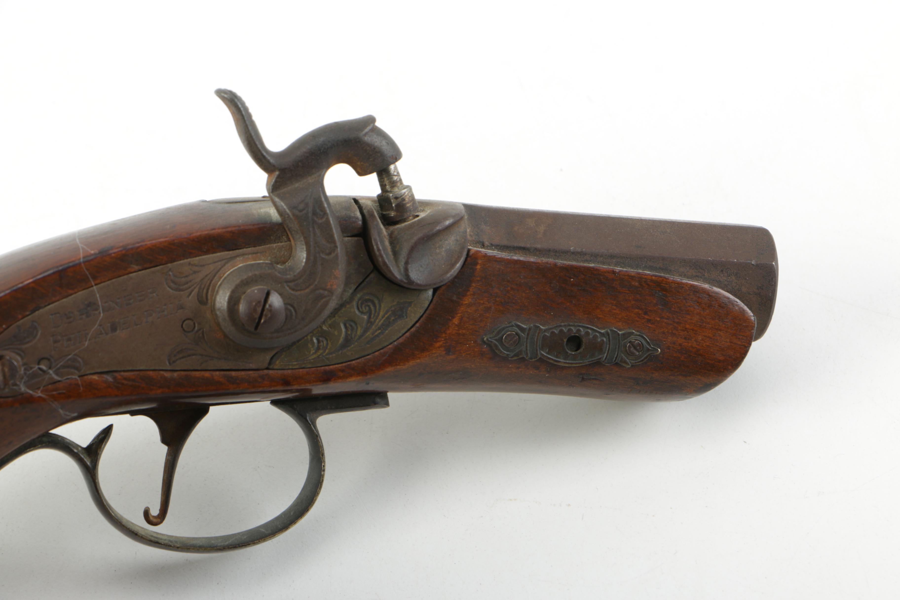 Vintage Reproduction Derringer Jukar Percussion Pistol