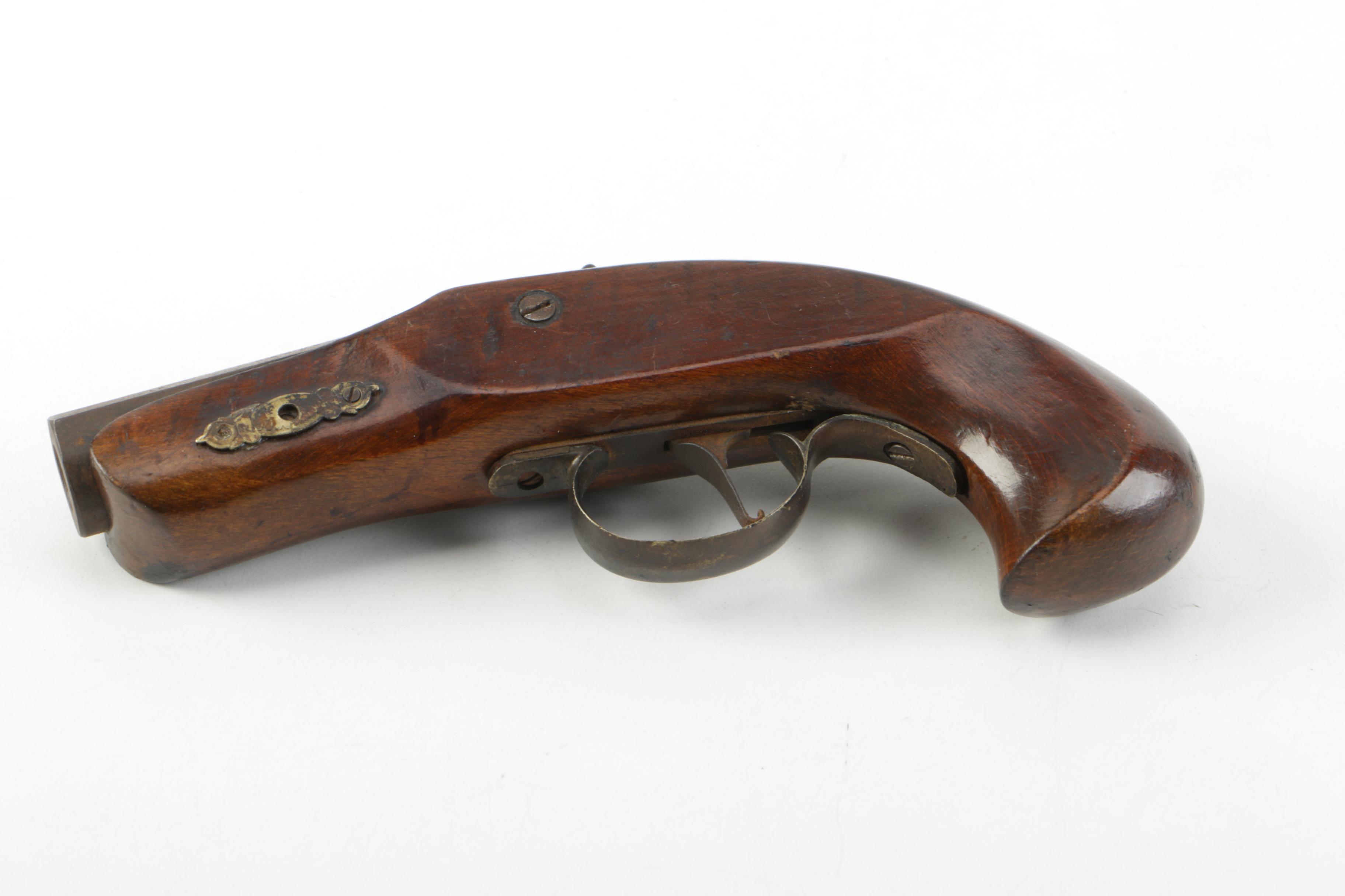 Vintage Reproduction Derringer Jukar Percussion Pistol