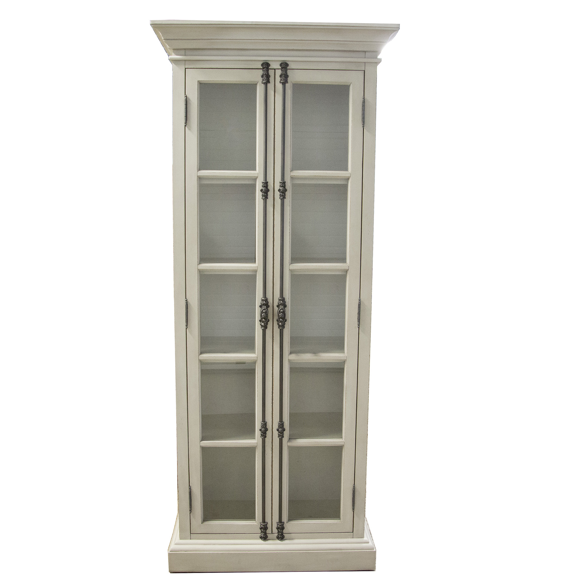 White Laminate Display Cabinet