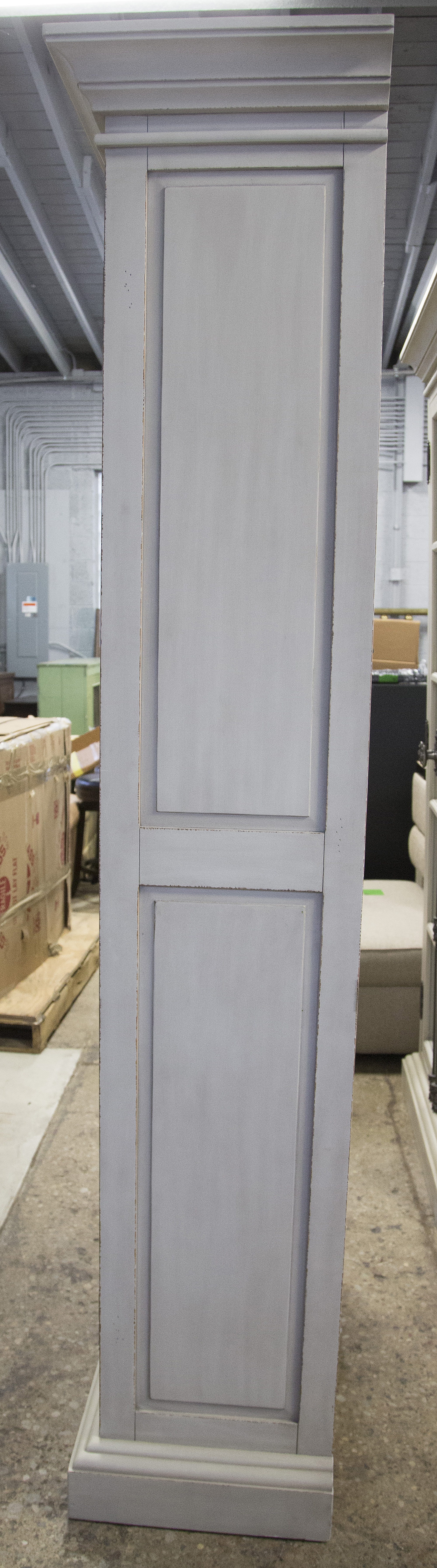 White Laminate Display Cabinet